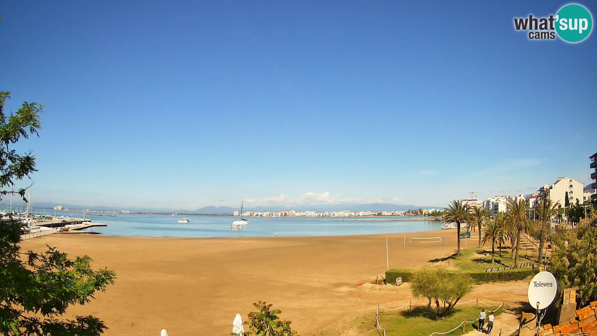 Webcam plage La Perola | ROSES | Costa Brava