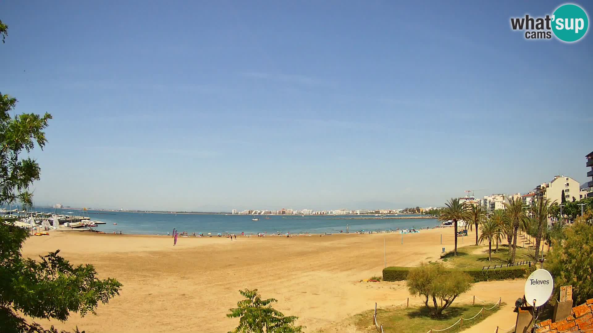 Webcam La Perola beach | ROSES | Costa Brava