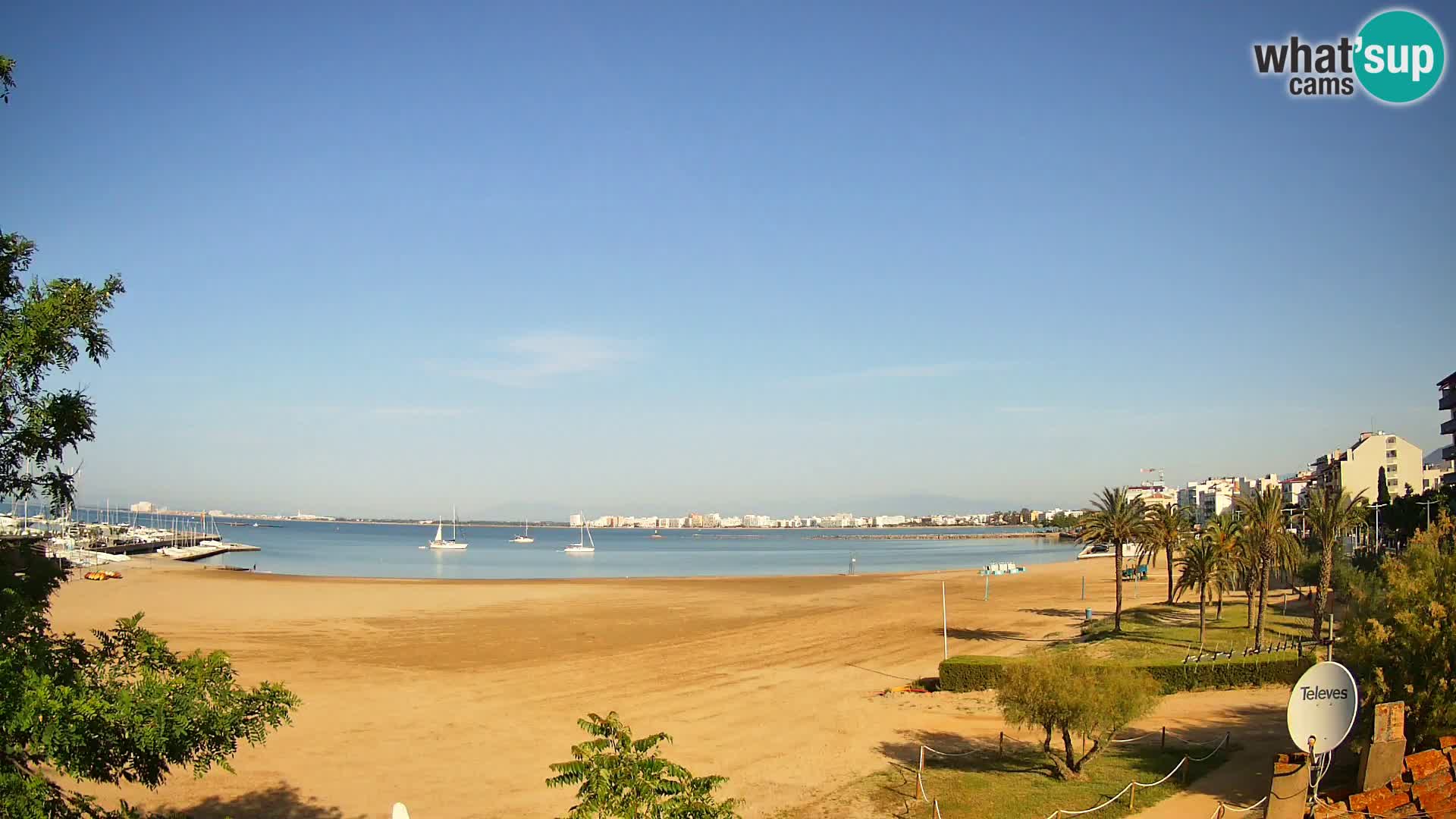 Webcam La Perola beach | ROSES | Costa Brava