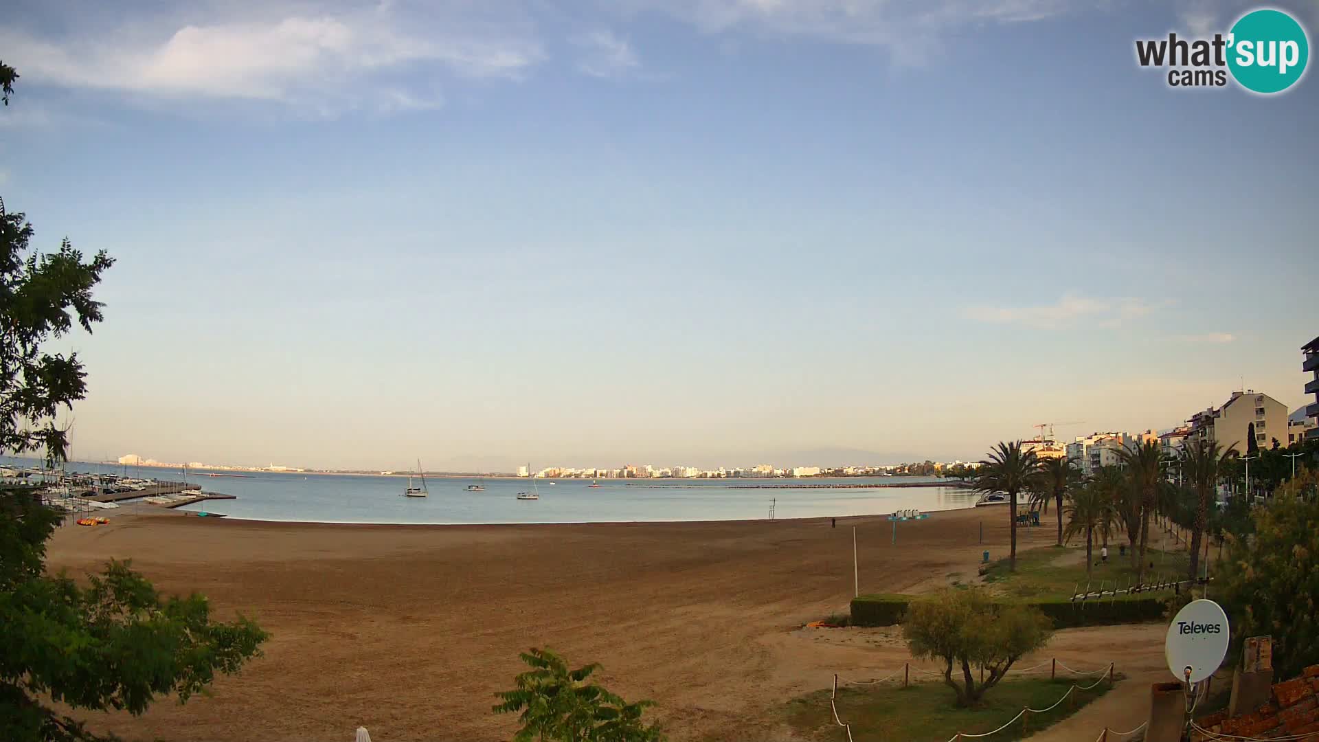 Webcam La Perola beach | ROSES | Costa Brava