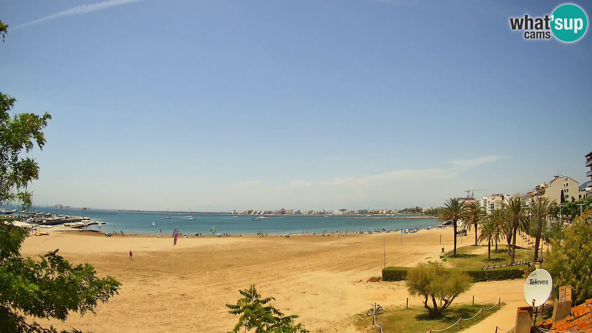 Webcam La Perola beach | ROSES | Costa Brava
