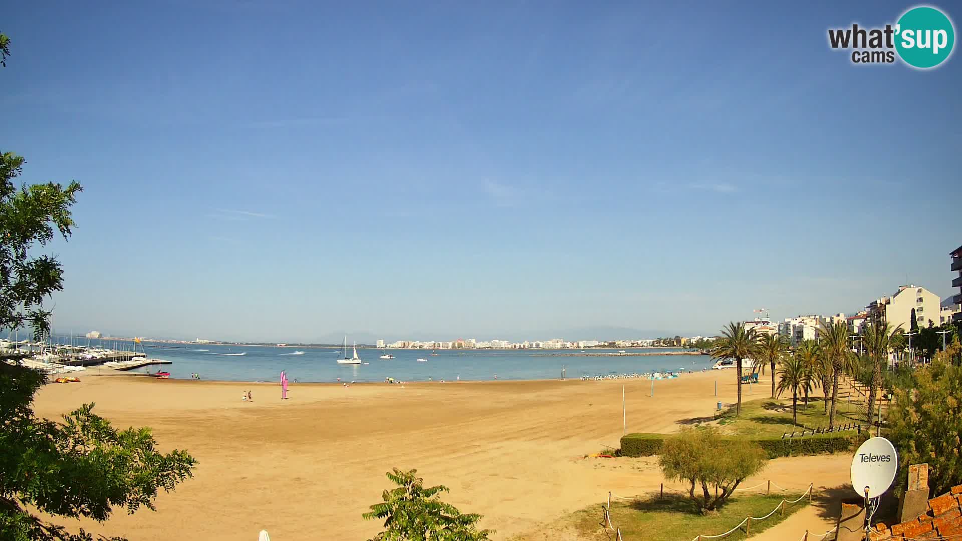 Webcam La Perola beach | ROSES | Costa Brava