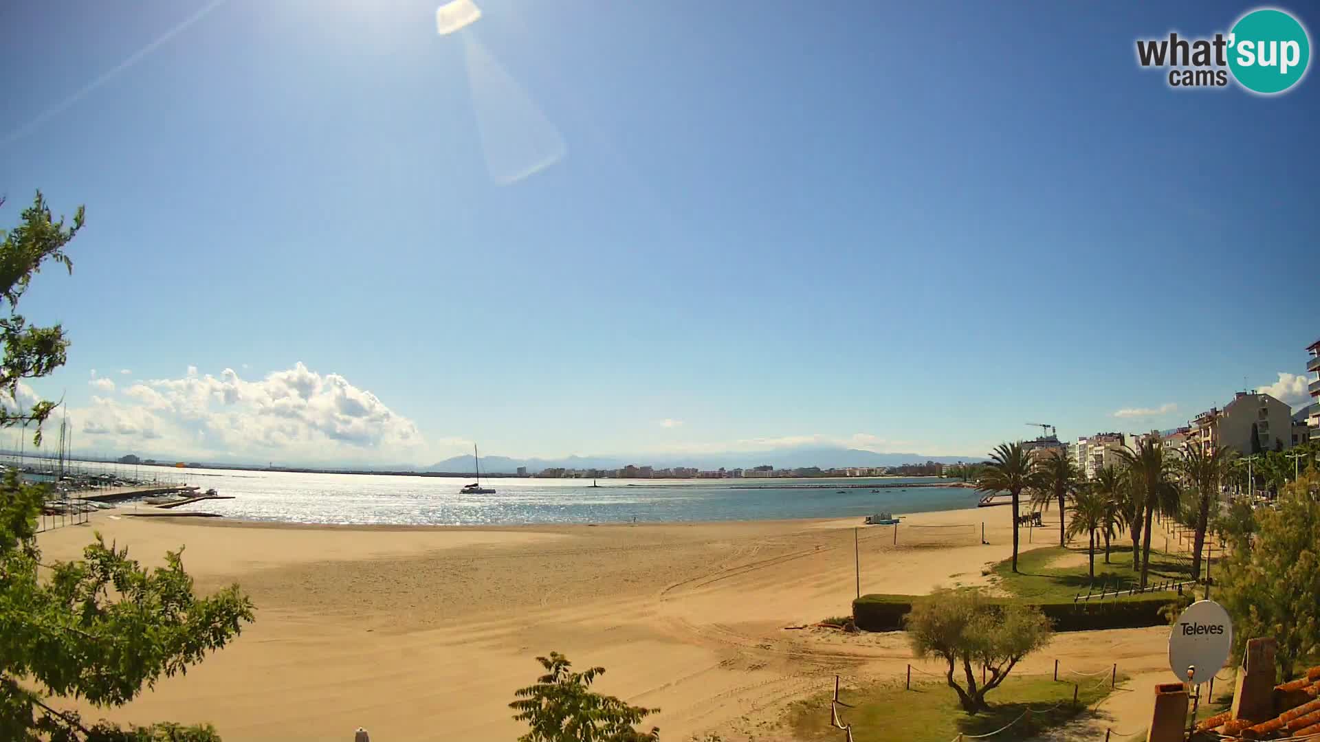 Webcam La Perola beach | ROSES | Costa Brava