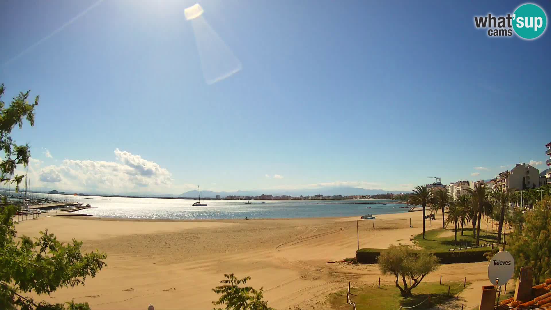 Webcam La Perola beach | ROSES | Costa Brava