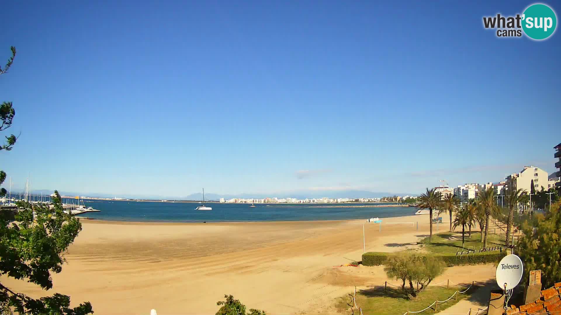 Kamera plaža La Perola | ROSES | Costa Brava