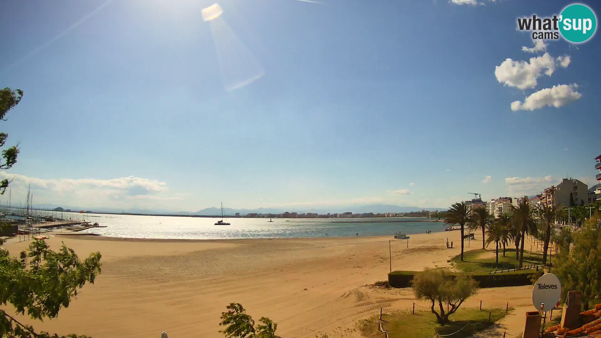 Webcam La Perola beach | ROSES | Costa Brava