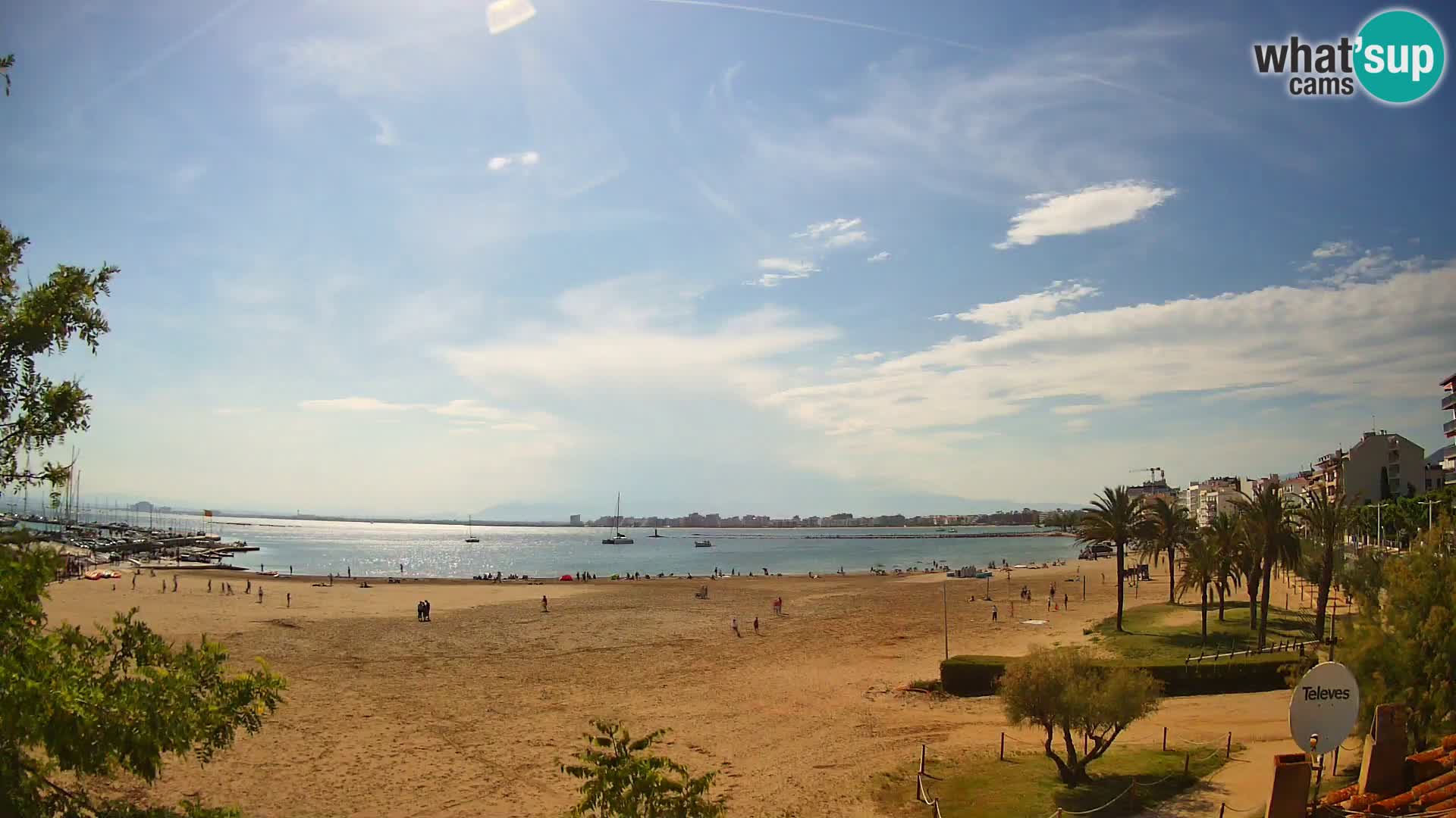 Webcam plage La Perola | ROSES | Costa Brava