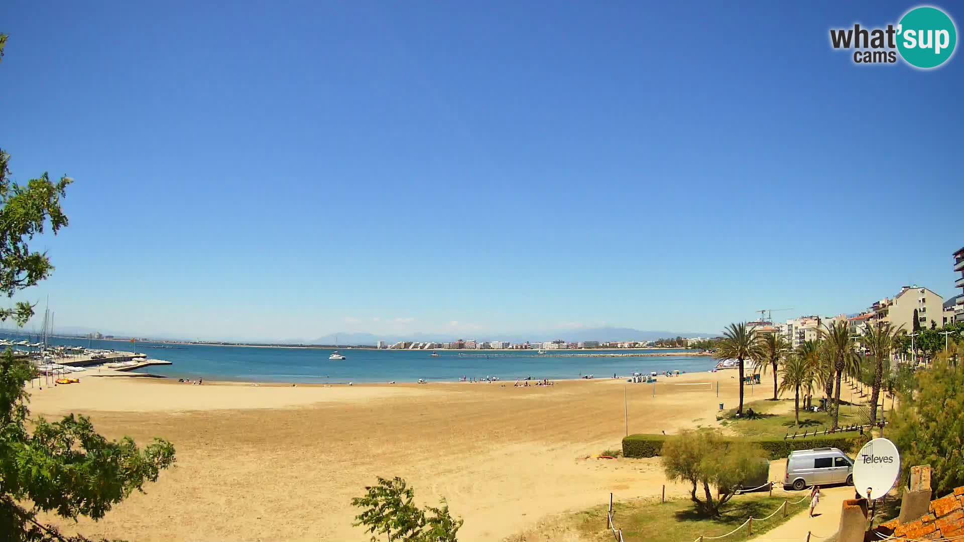 Webcam plage La Perola | ROSES | Costa Brava