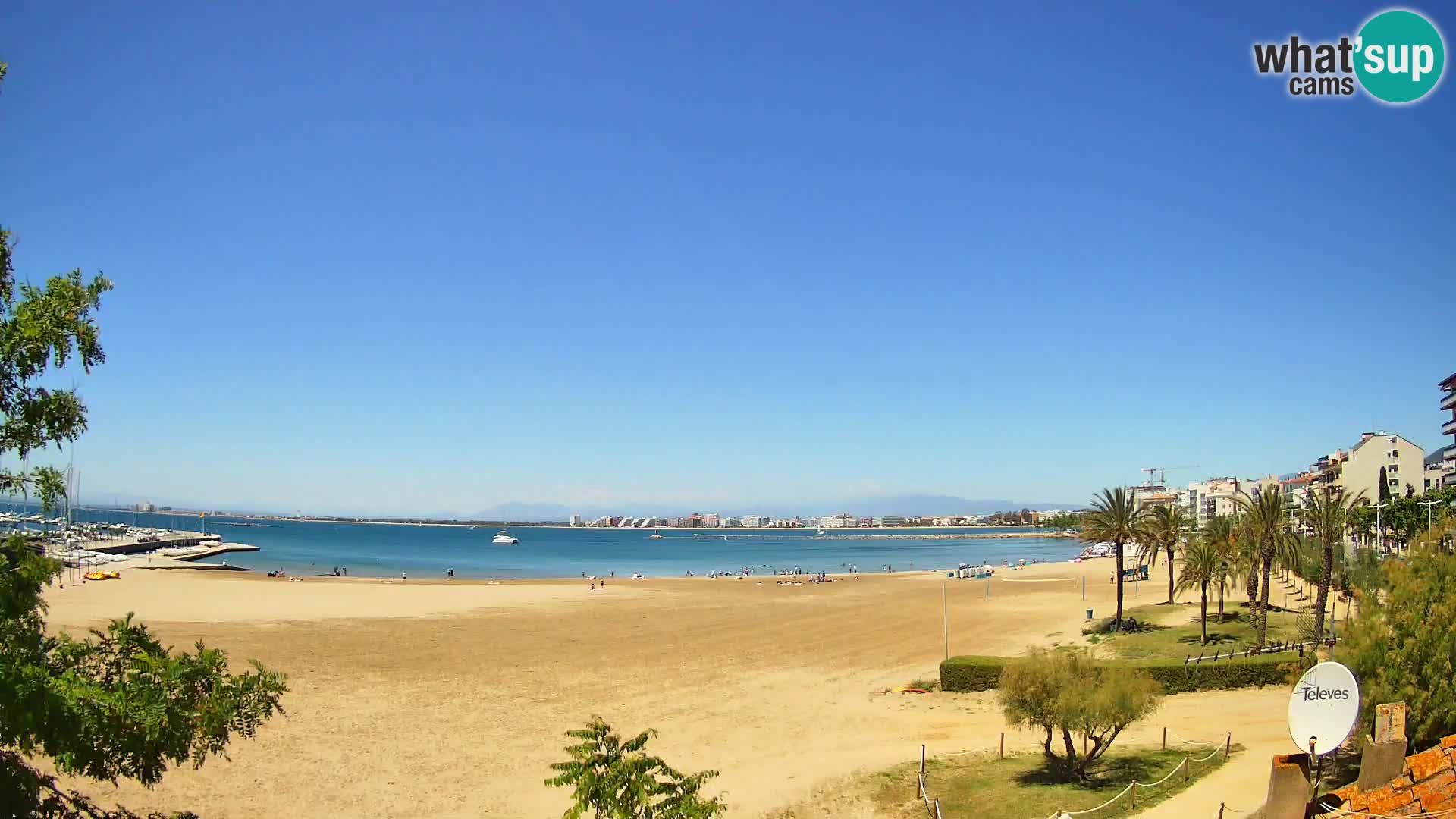 Webcam plage La Perola | ROSES | Costa Brava