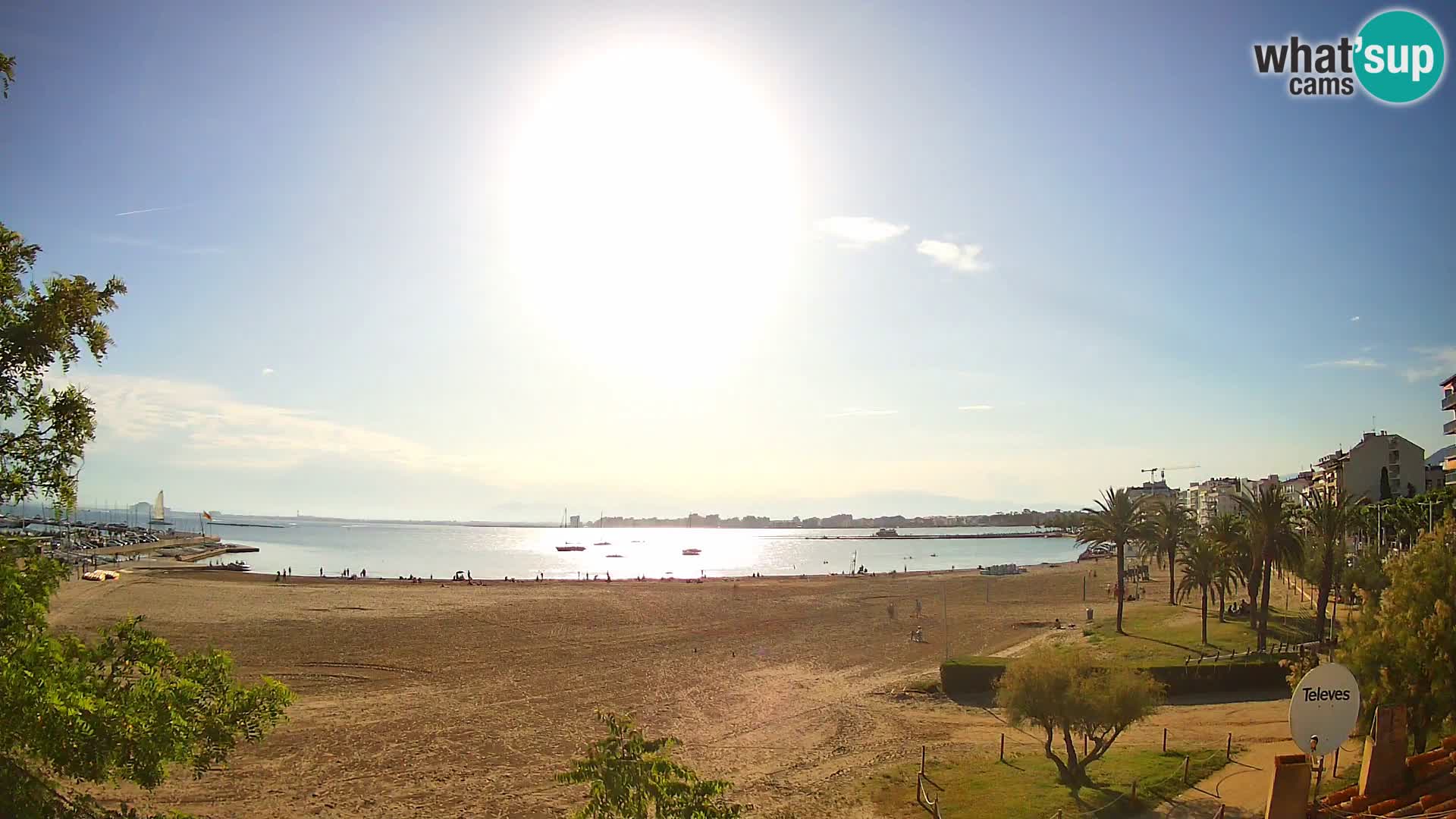 Webcam La Perola beach | ROSES | Costa Brava