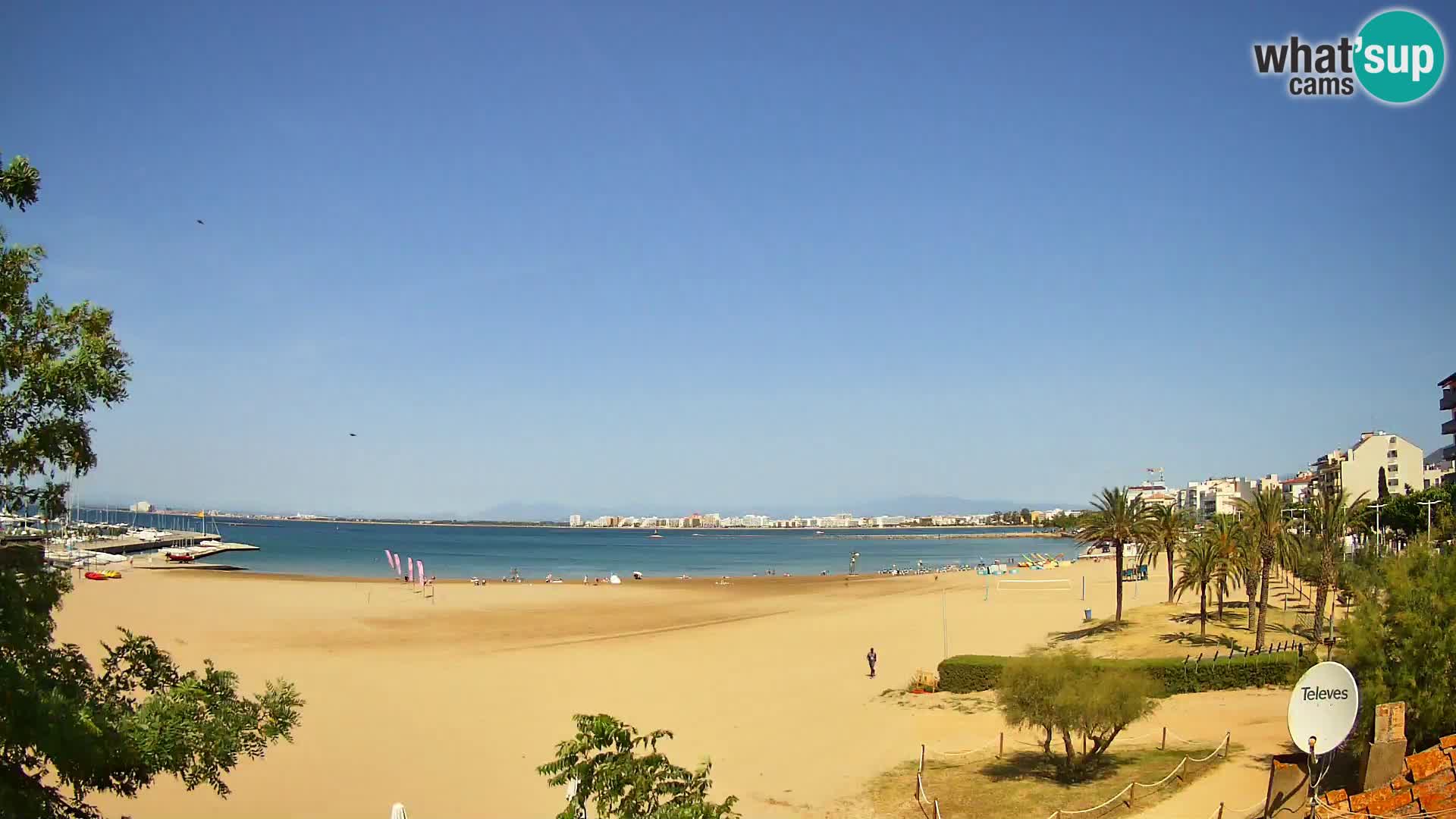 Webcam La Perola beach | ROSES | Costa Brava