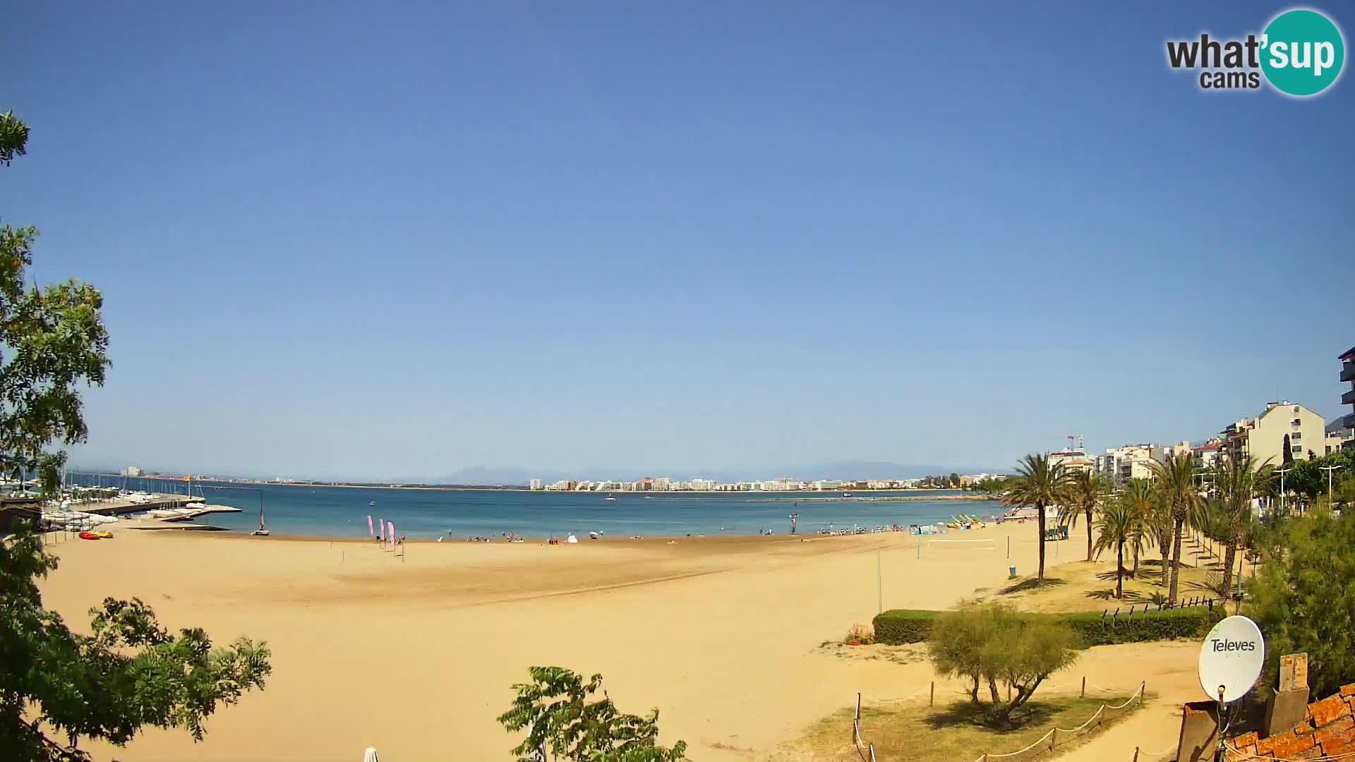 Webcam spiaggia La Perola | ROSES | Costa Brava