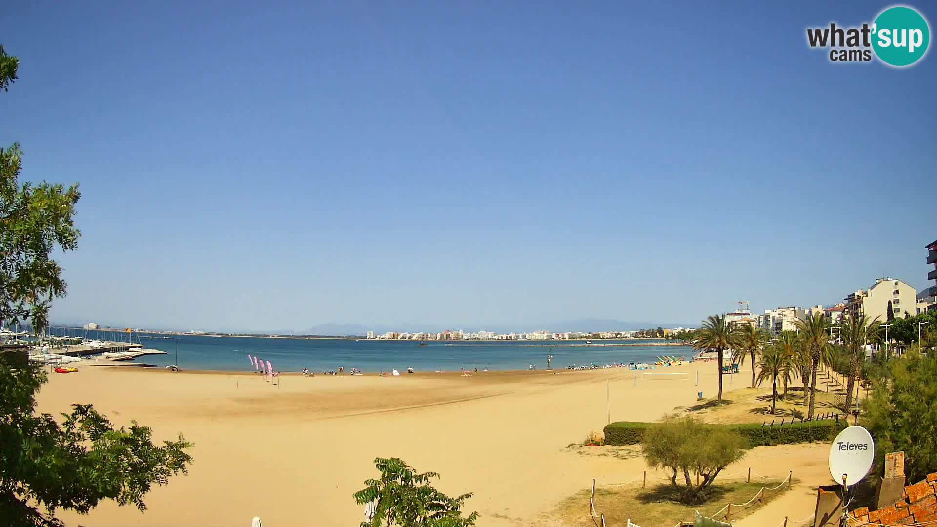 Webcam spiaggia La Perola | ROSES | Costa Brava