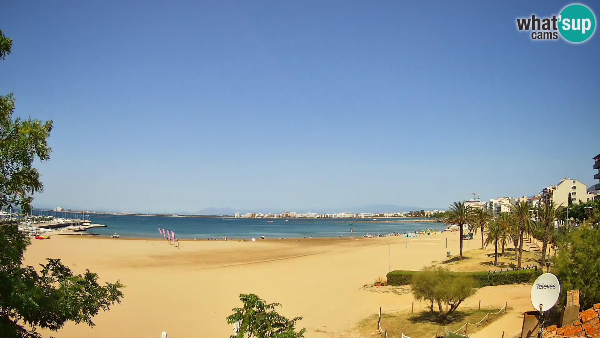 Kamera plaža La Perola | ROSES | Costa Brava