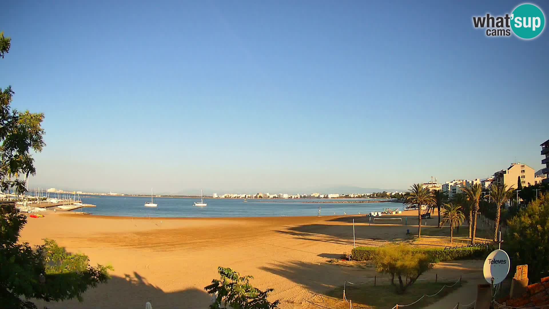 Webcam La Perola beach | ROSES | Costa Brava