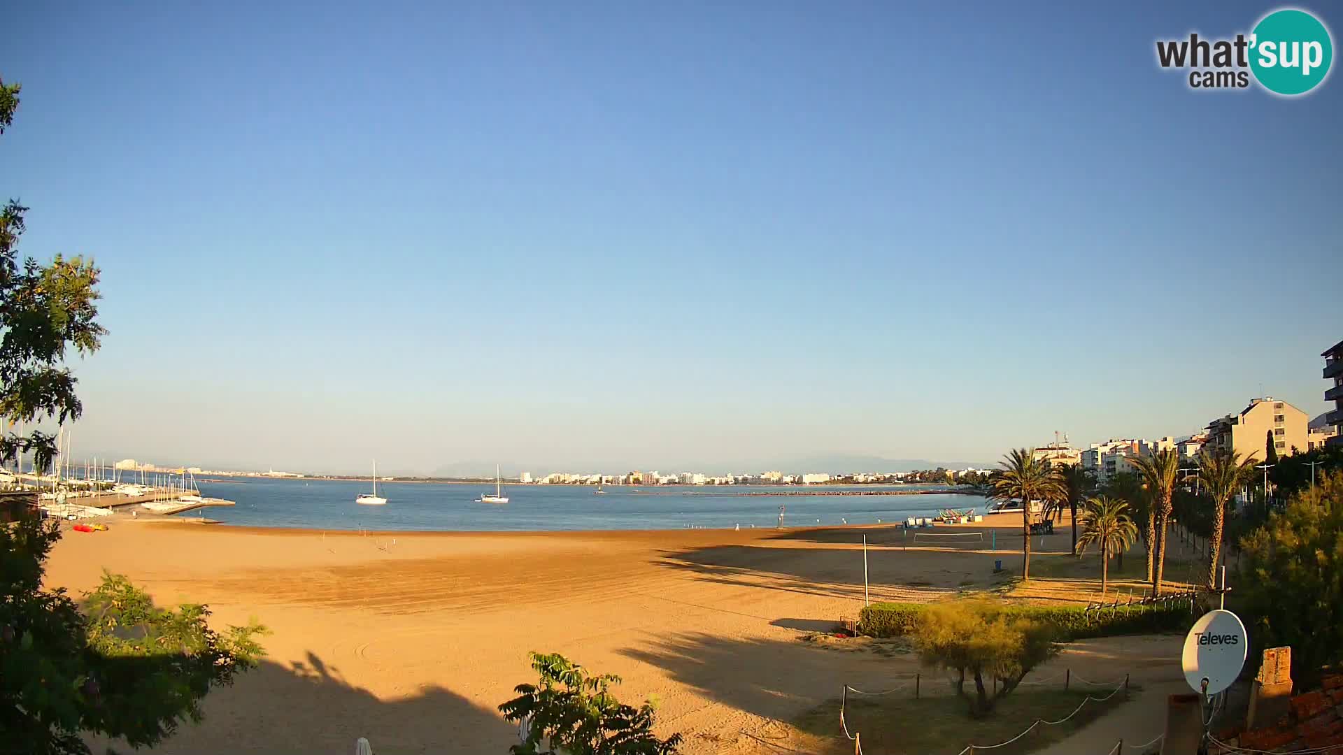 Webcam Strand La Perola | ROSES | Costa Brava