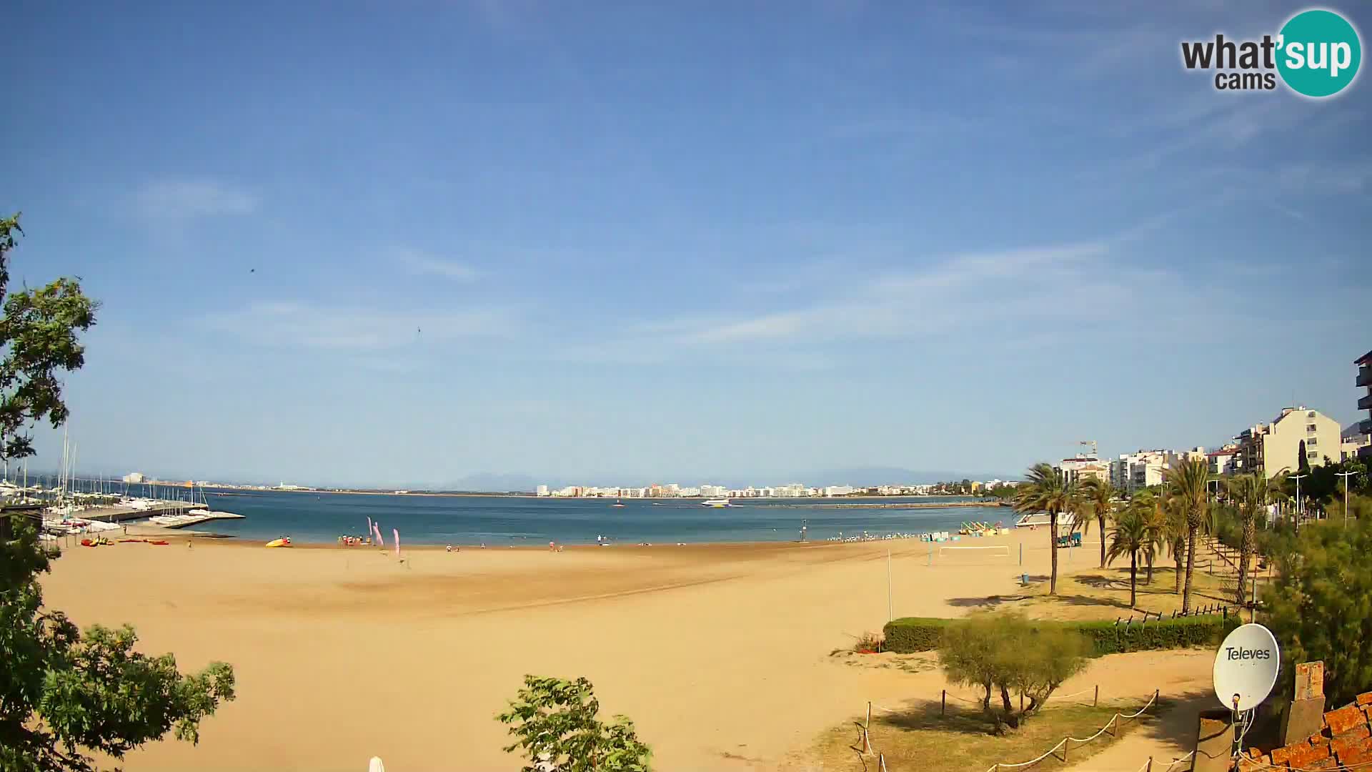 Webcam Strand La Perola | ROSES | Costa Brava
