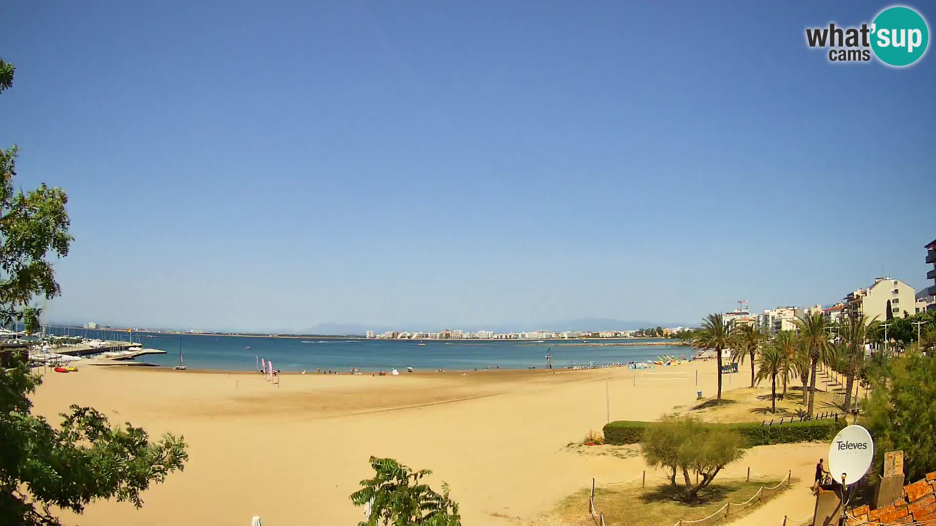 Webcam plage La Perola | ROSES | Costa Brava