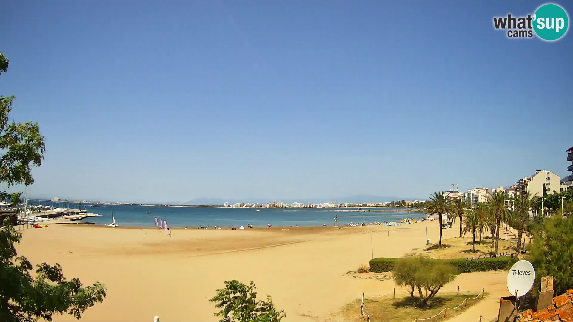 Webcam plage La Perola | ROSES | Costa Brava