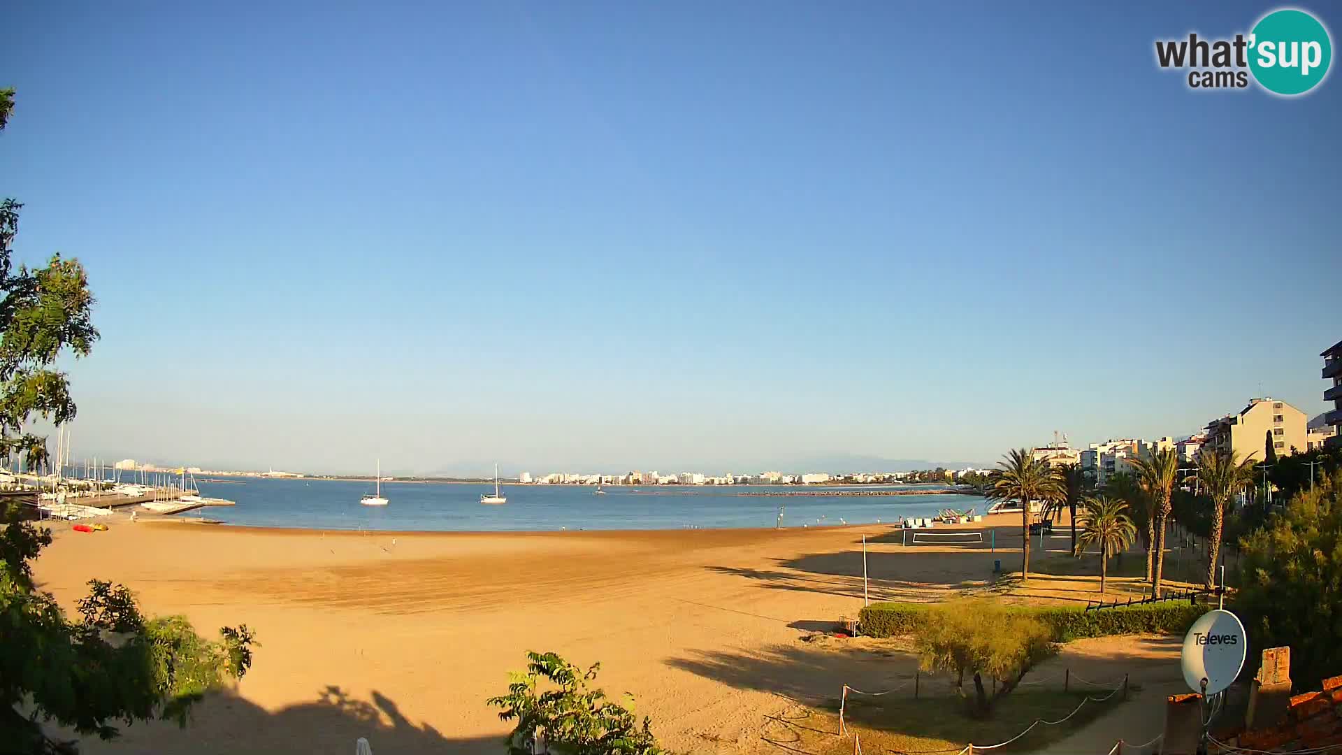 Kamera plaža La Perola | ROSES | Costa Brava