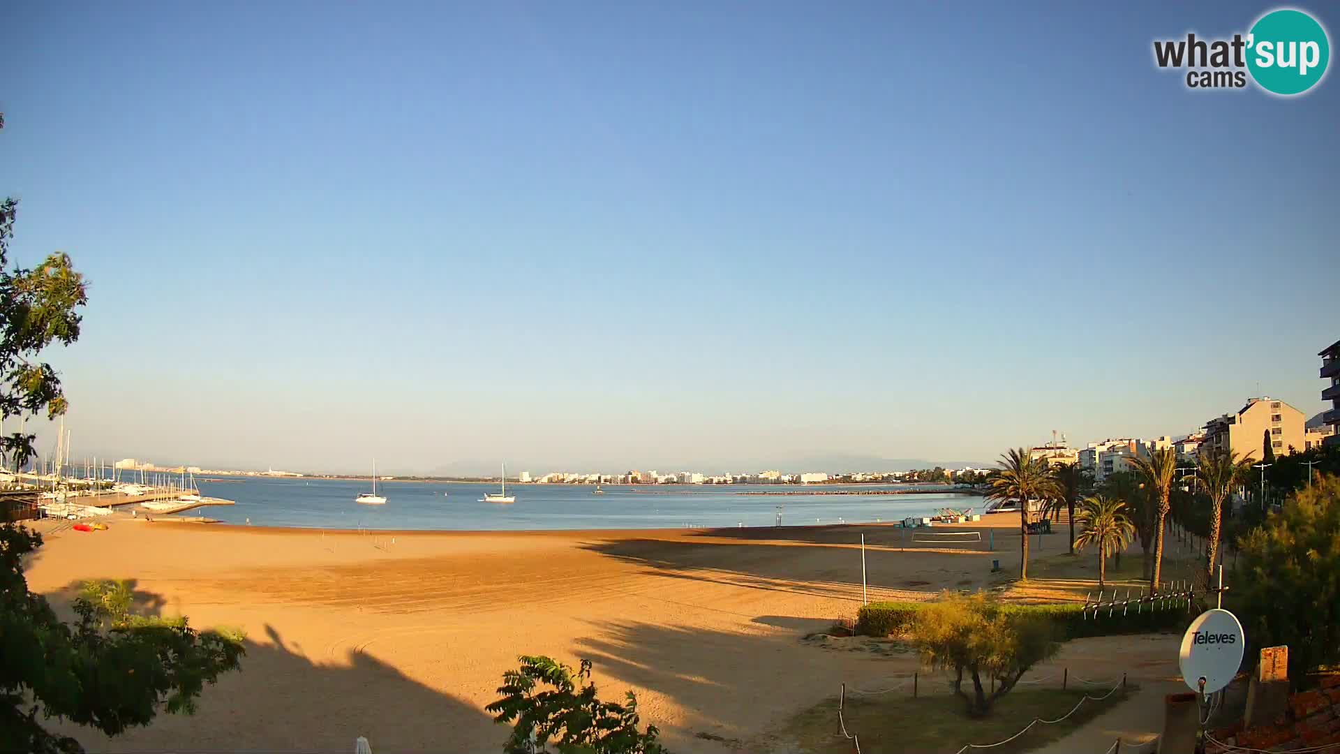 Webcam plage La Perola | ROSES | Costa Brava
