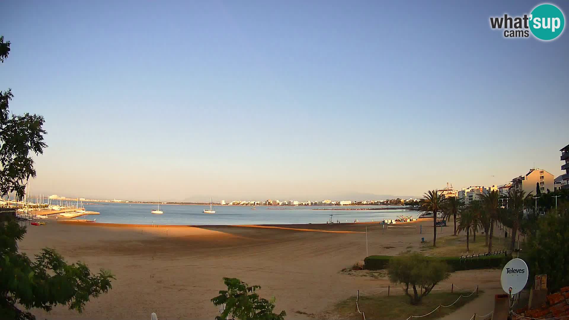 Webcam La Perola beach | ROSES | Costa Brava