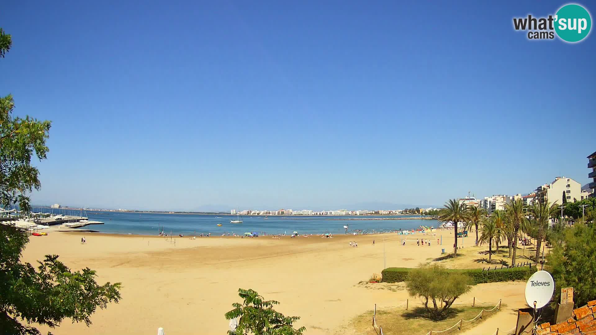 Webcam La Perola beach | ROSES | Costa Brava