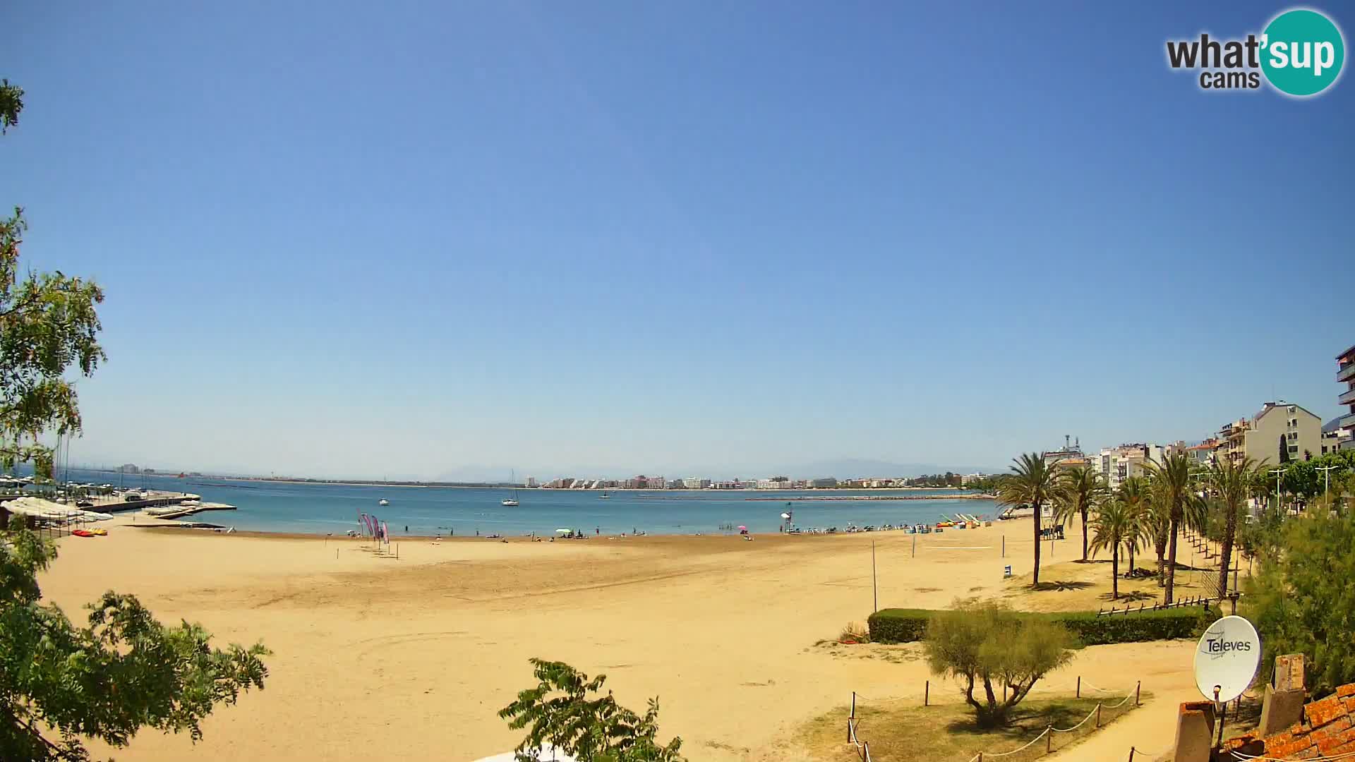 Webcam La Perola beach | ROSES | Costa Brava