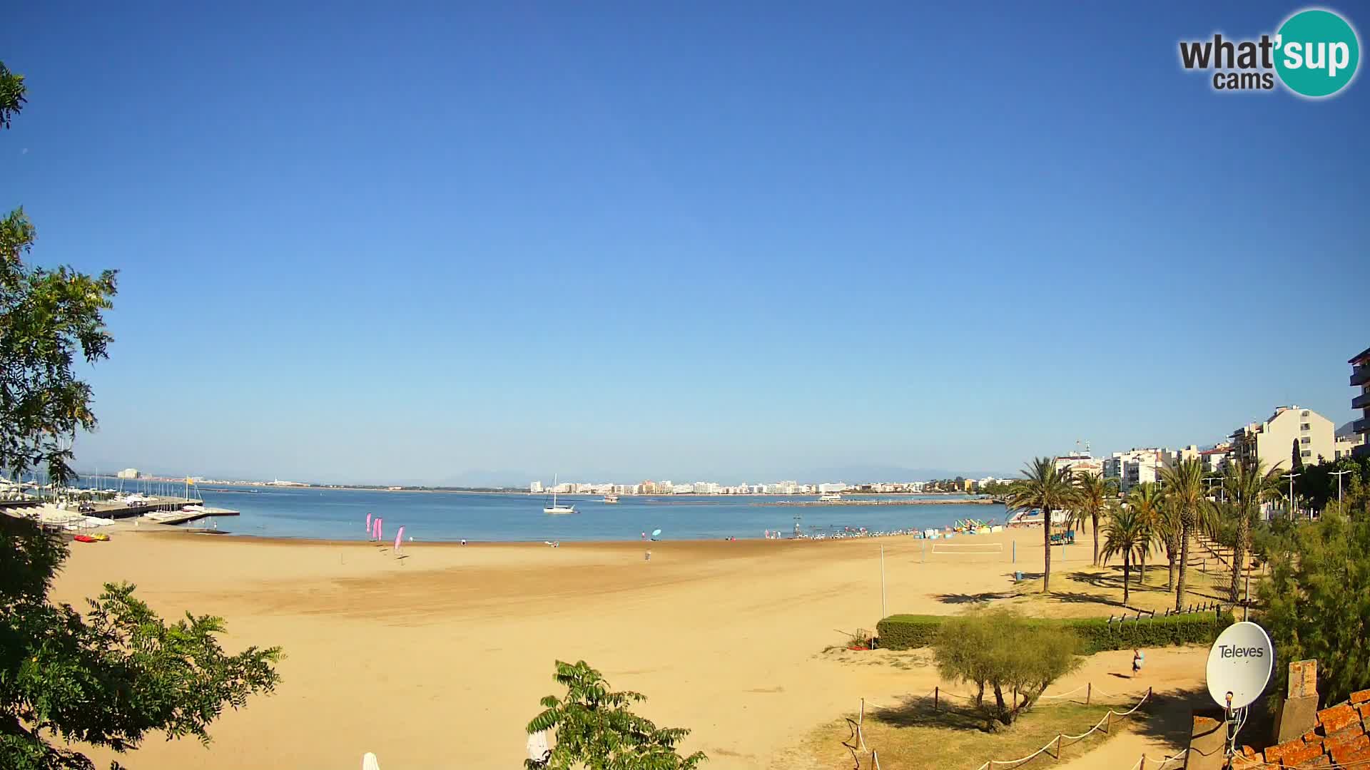 Webcam spiaggia La Perola | ROSES | Costa Brava