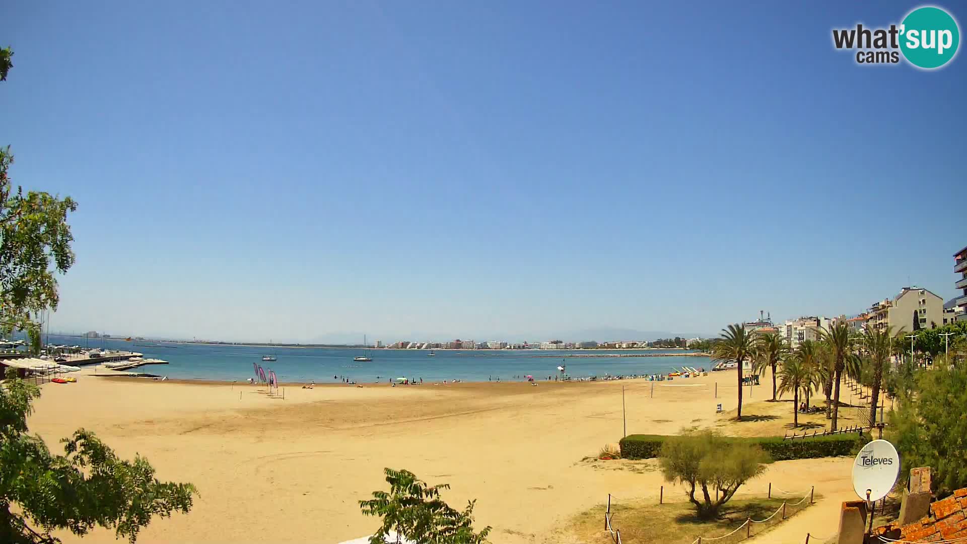 Webcam La Perola beach | ROSES | Costa Brava