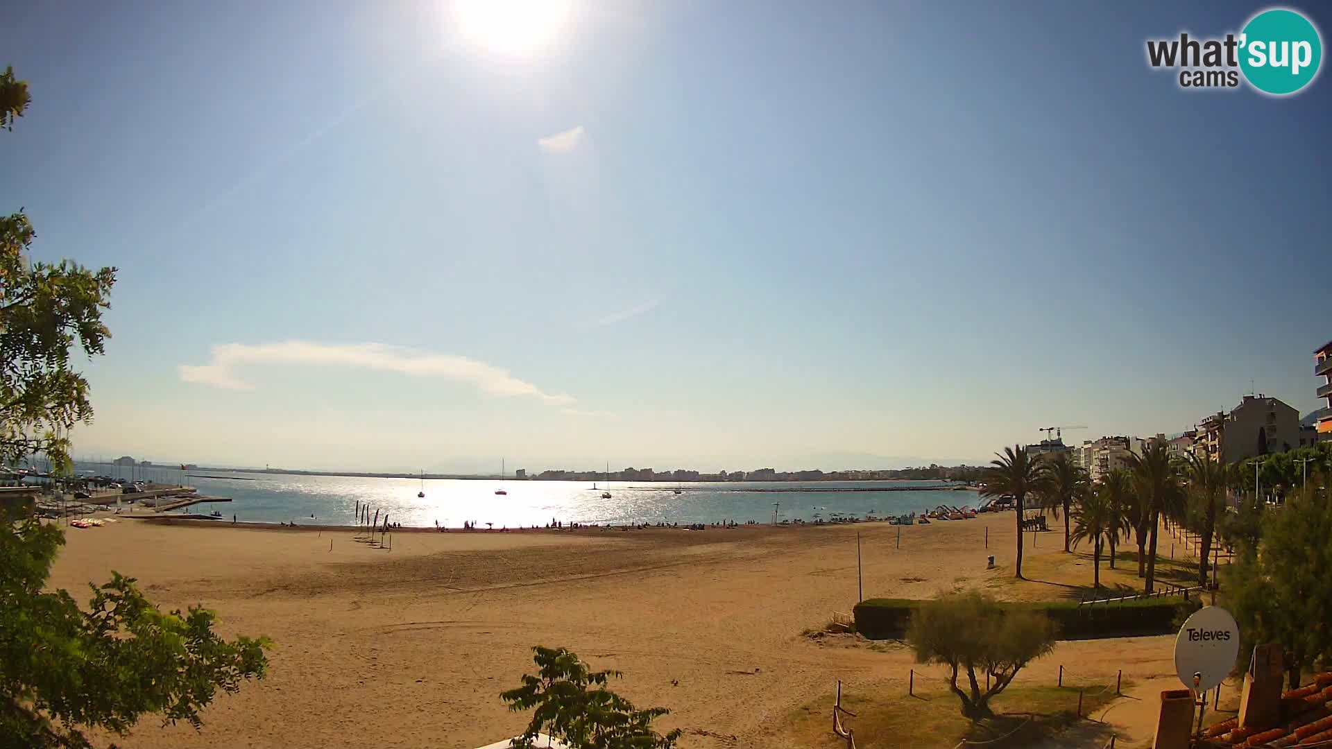 Webcam La Perola beach | ROSES | Costa Brava
