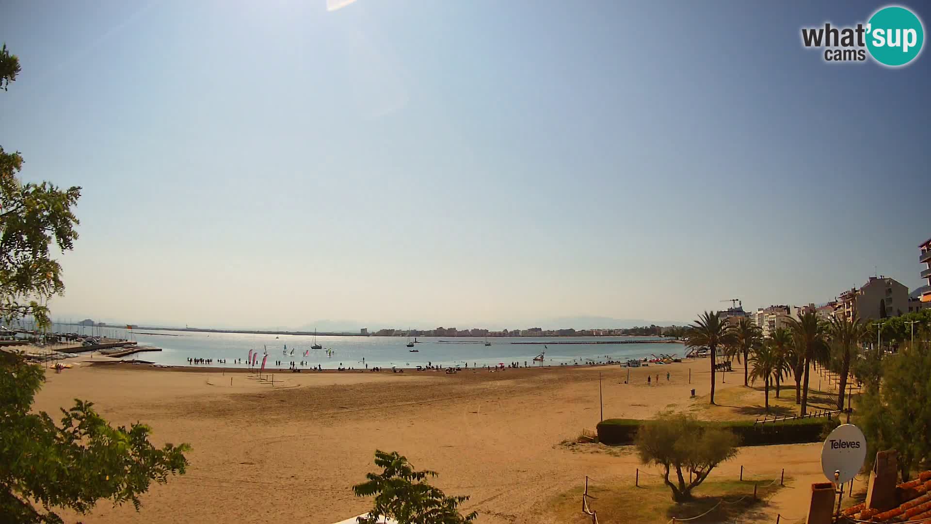 Webcam La Perola beach | ROSES | Costa Brava