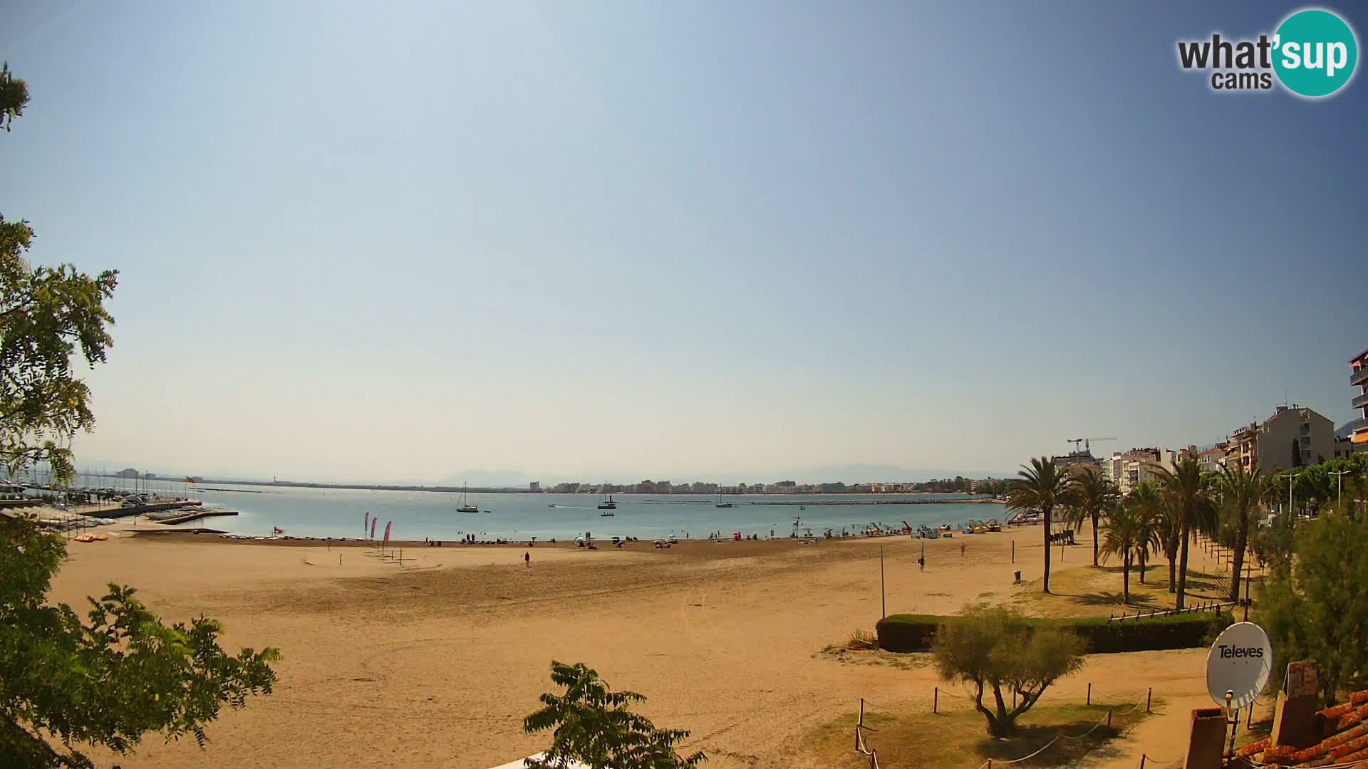 Webcam plage La Perola | ROSES | Costa Brava