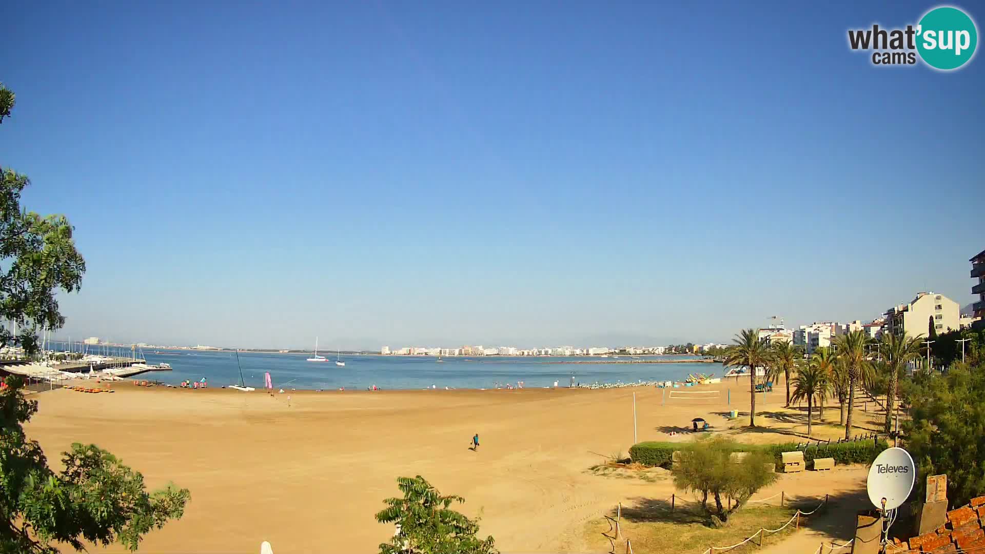 Webcam Strand La Perola | ROSES | Costa Brava