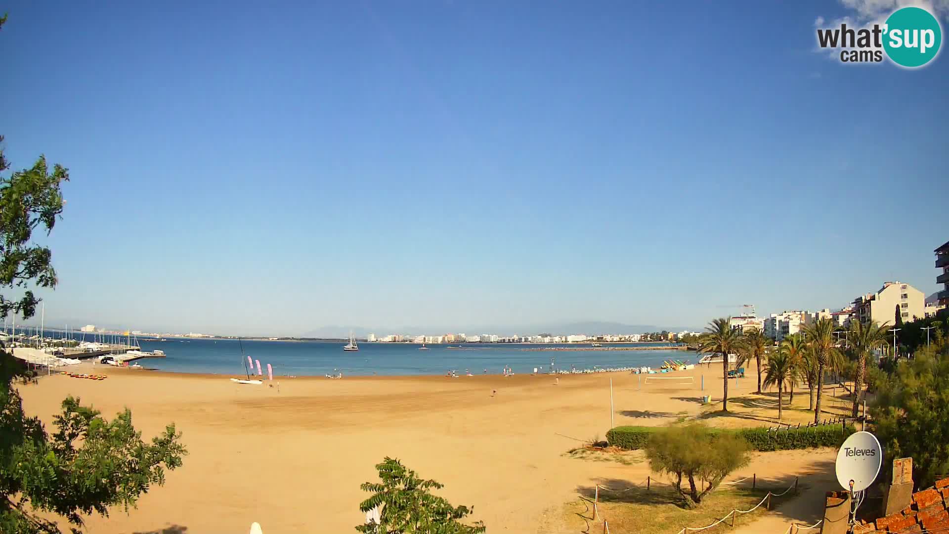 Webcam La Perola beach | ROSES | Costa Brava