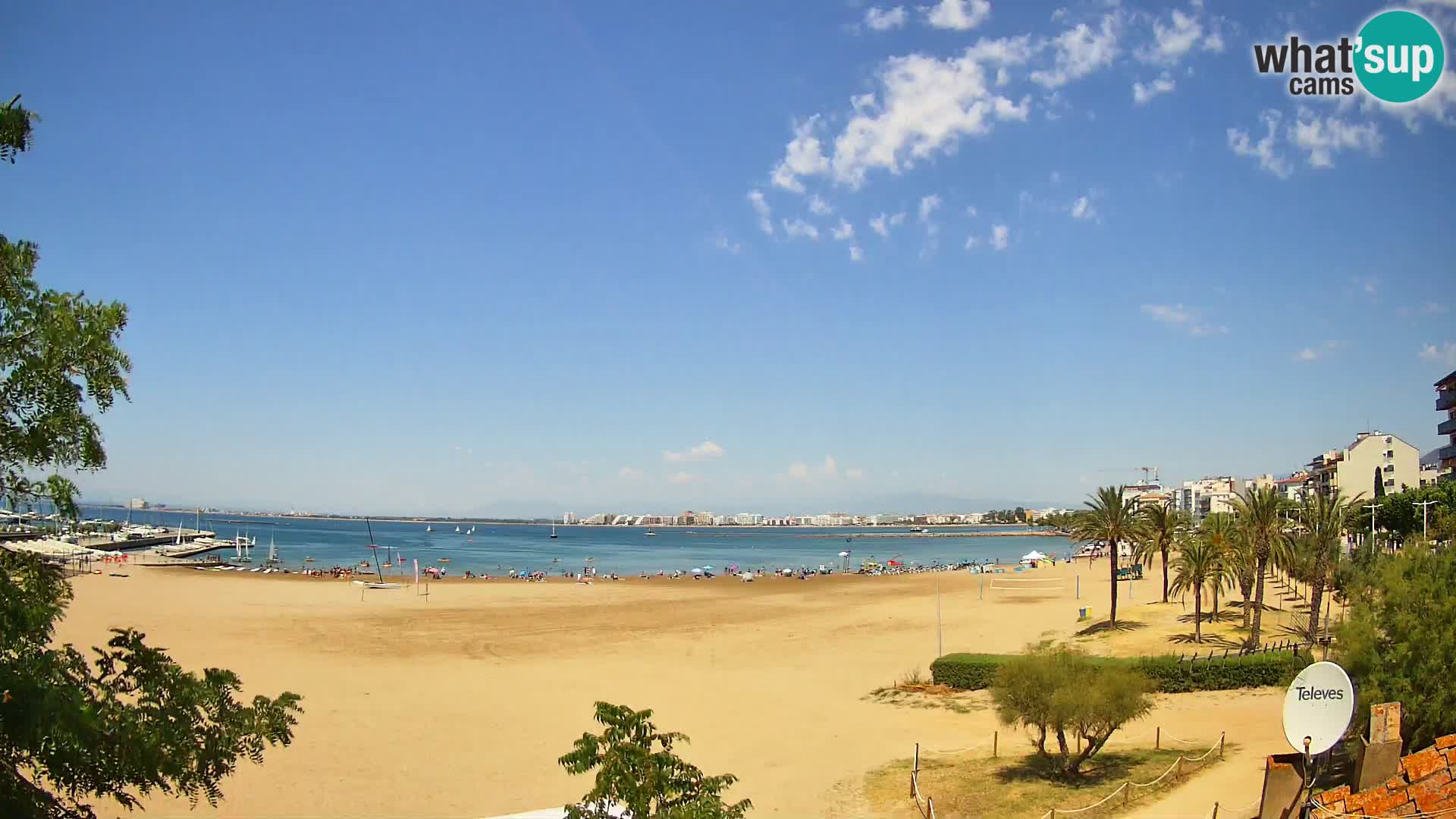 Webcam La Perola beach | ROSES | Costa Brava