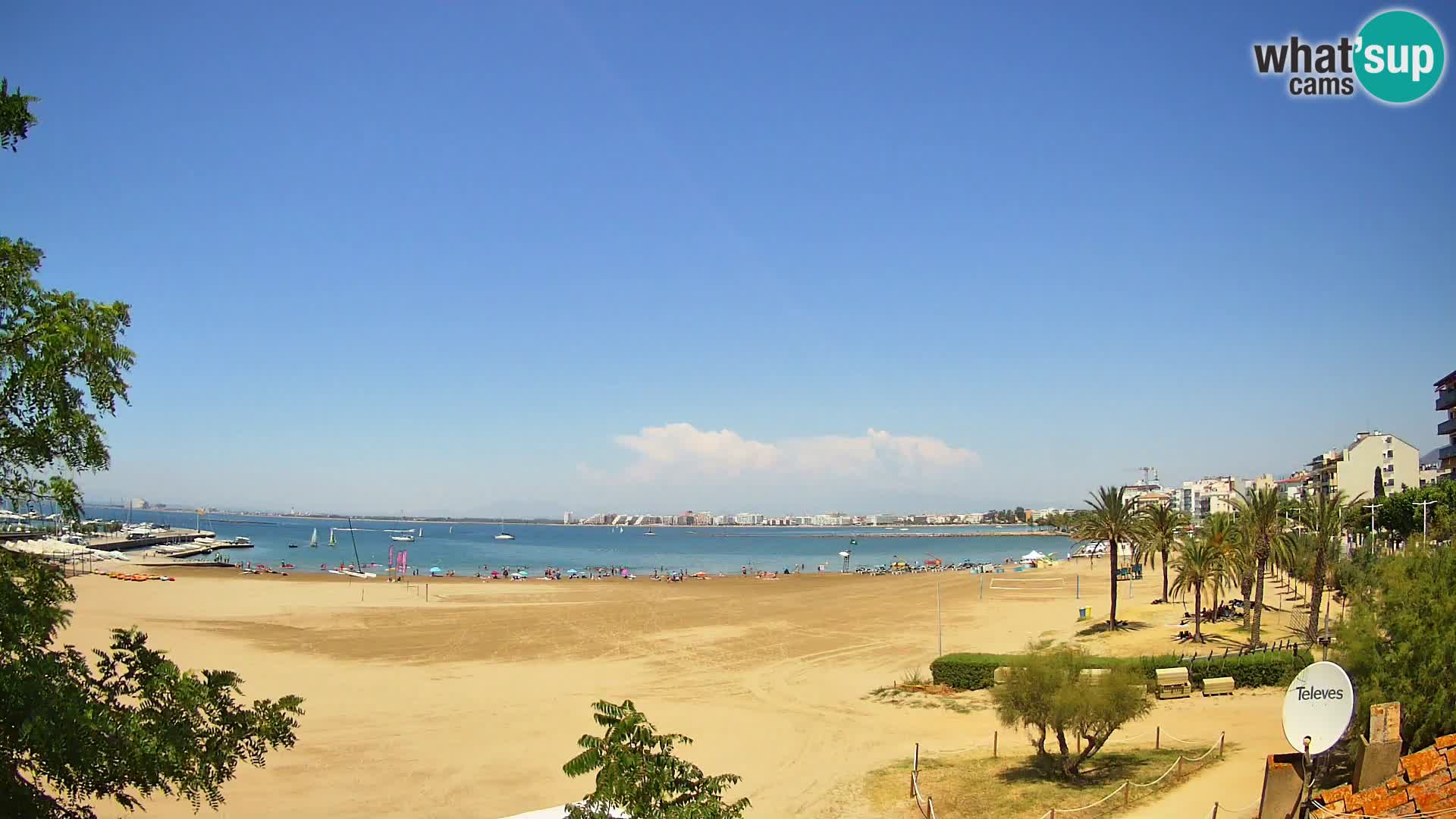 Webcam spiaggia La Perola | ROSES | Costa Brava