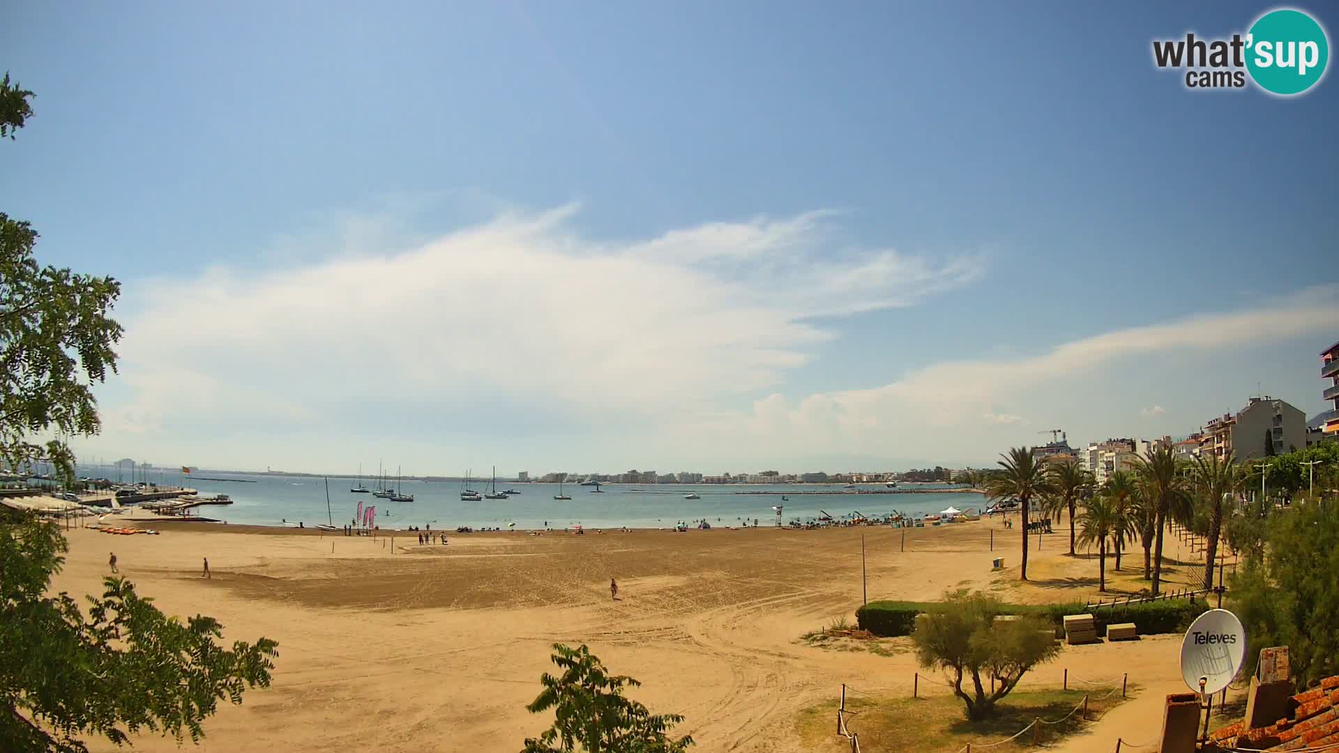 Webcam La Perola beach | ROSES | Costa Brava