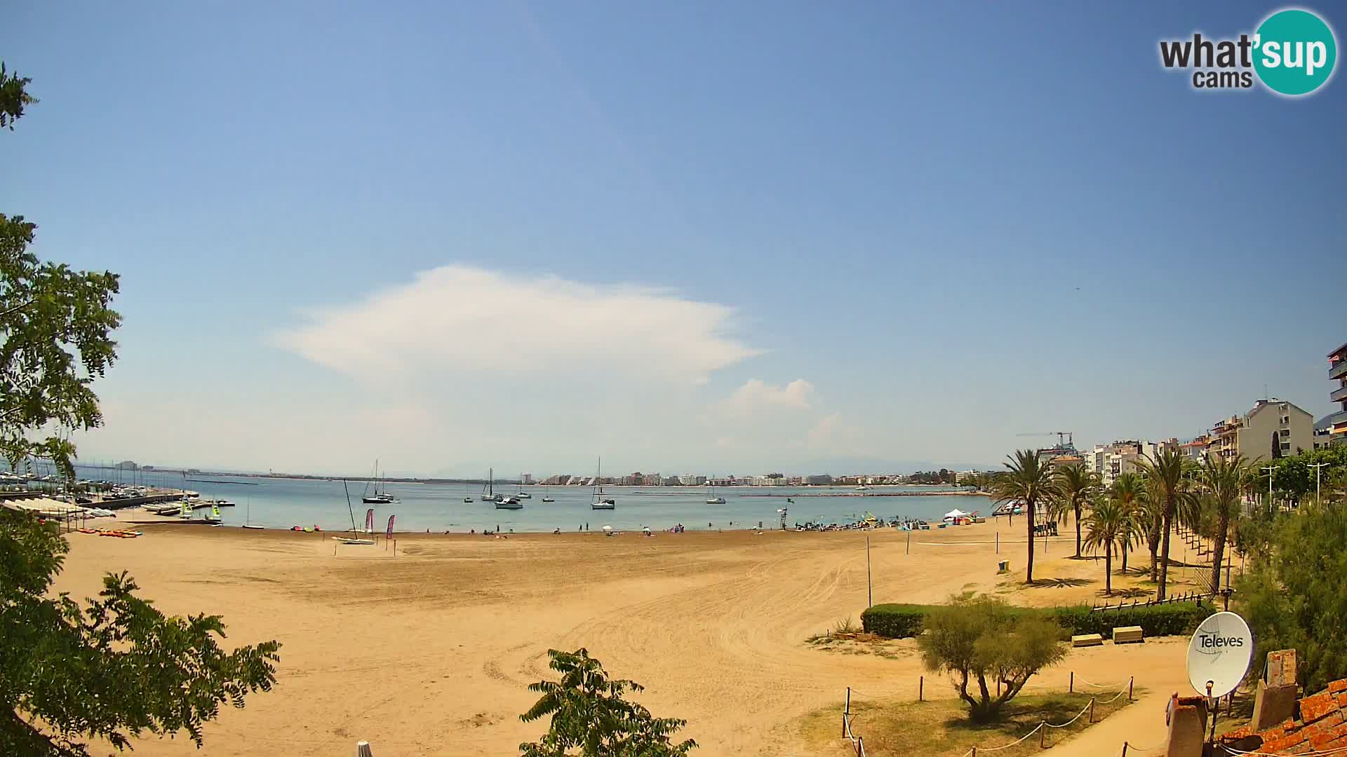 Webcam Strand La Perola | ROSES | Costa Brava