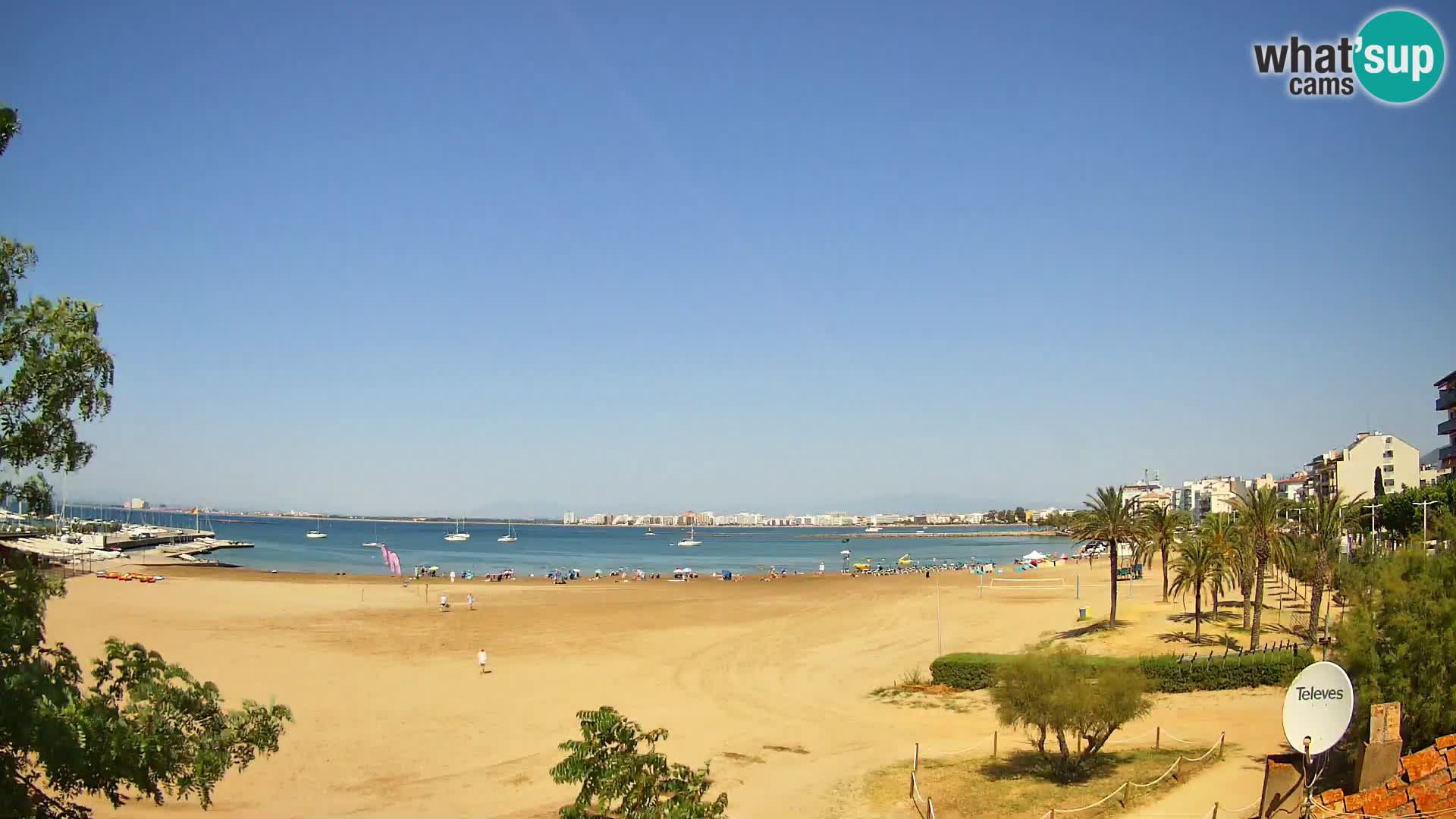 Webcam La Perola beach | ROSES | Costa Brava