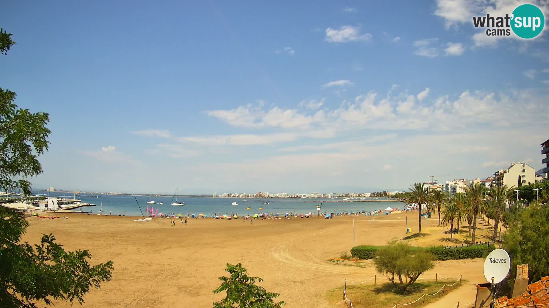 Webcam La Perola beach | ROSES | Costa Brava