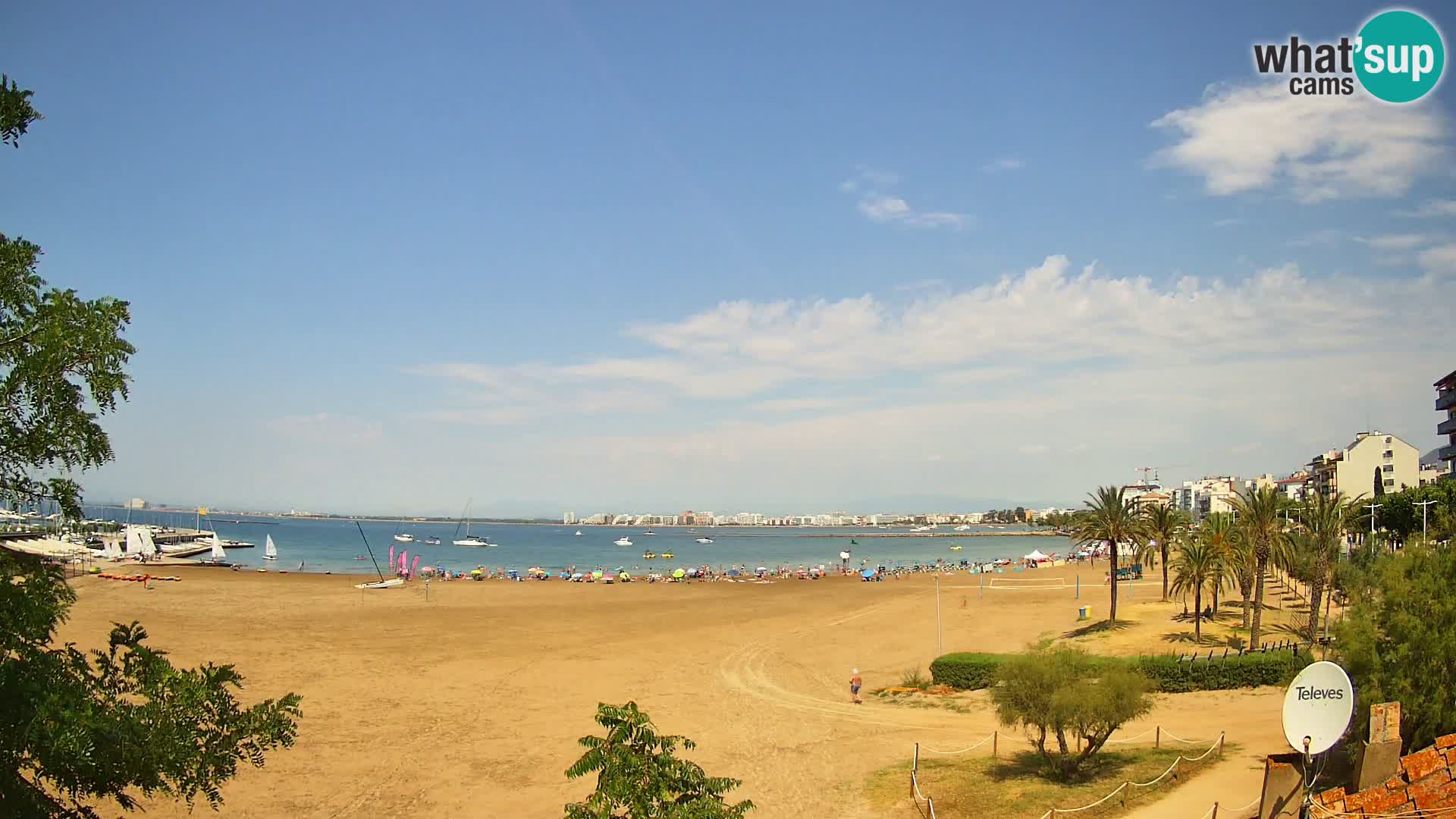 Webcam La Perola beach | ROSES | Costa Brava