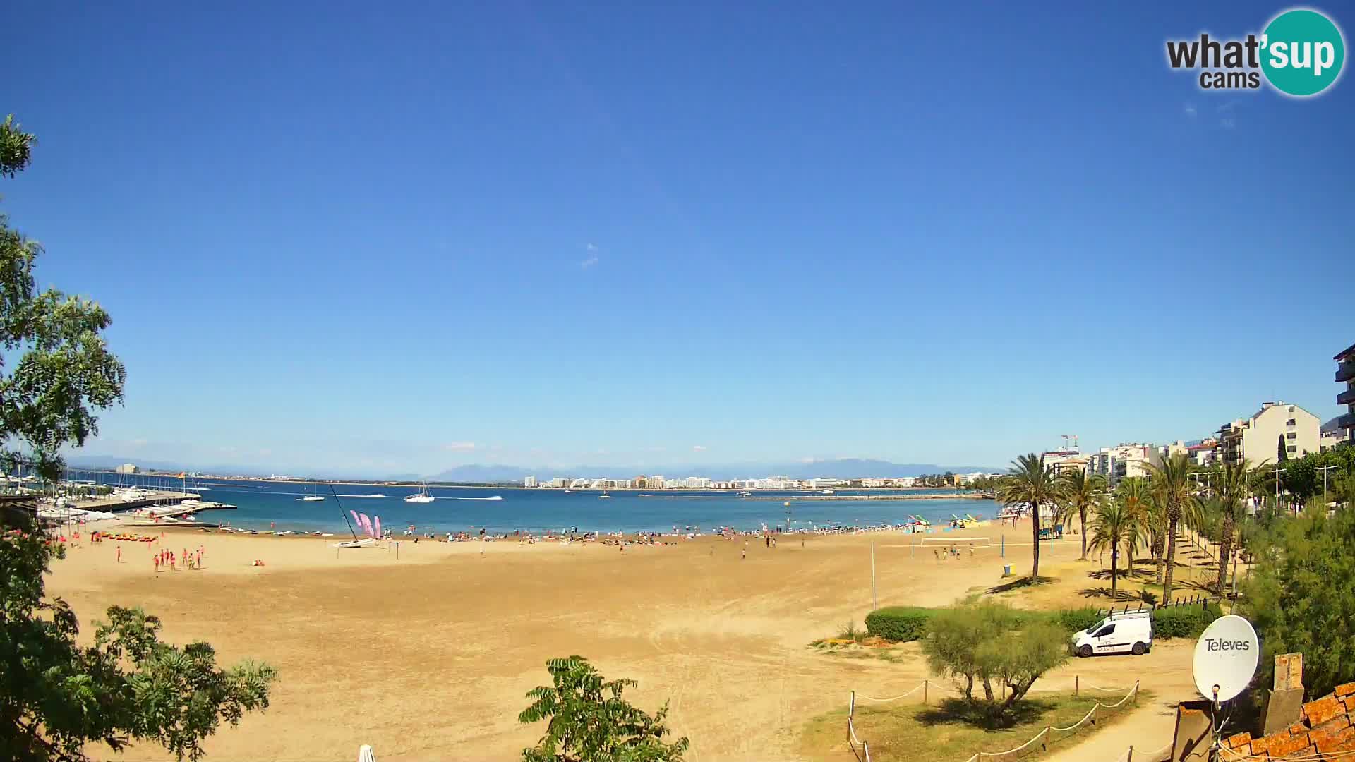 Webcam plage La Perola | ROSES | Costa Brava