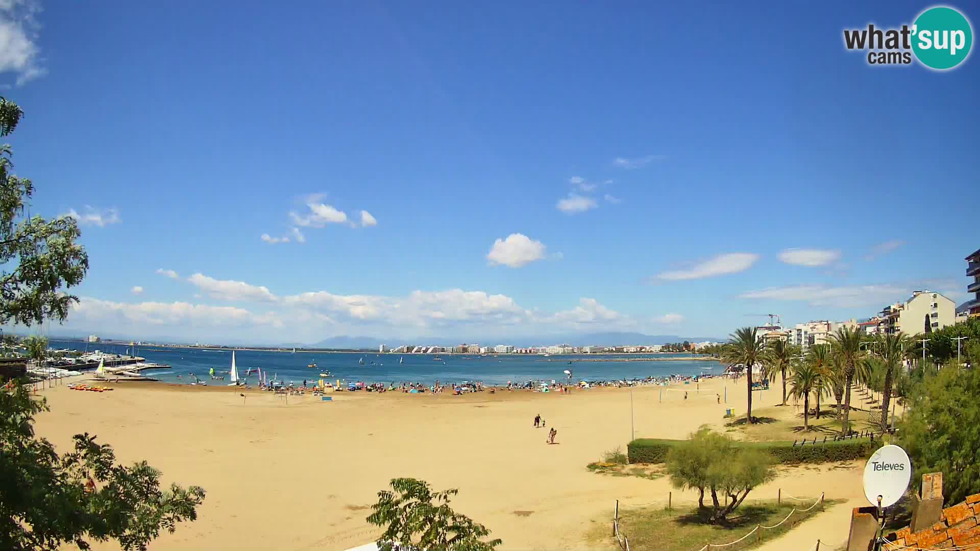 Webcam plage La Perola | ROSES | Costa Brava