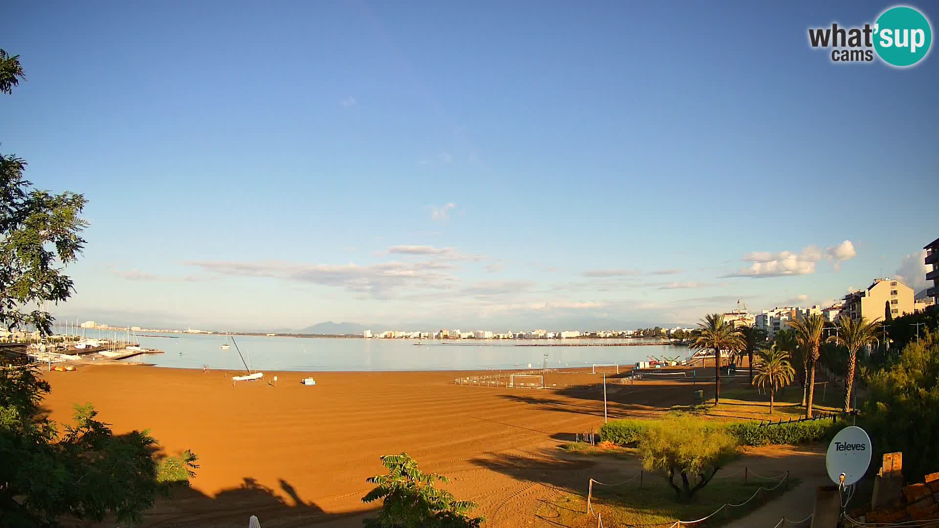 Webcam La Perola beach | ROSES | Costa Brava
