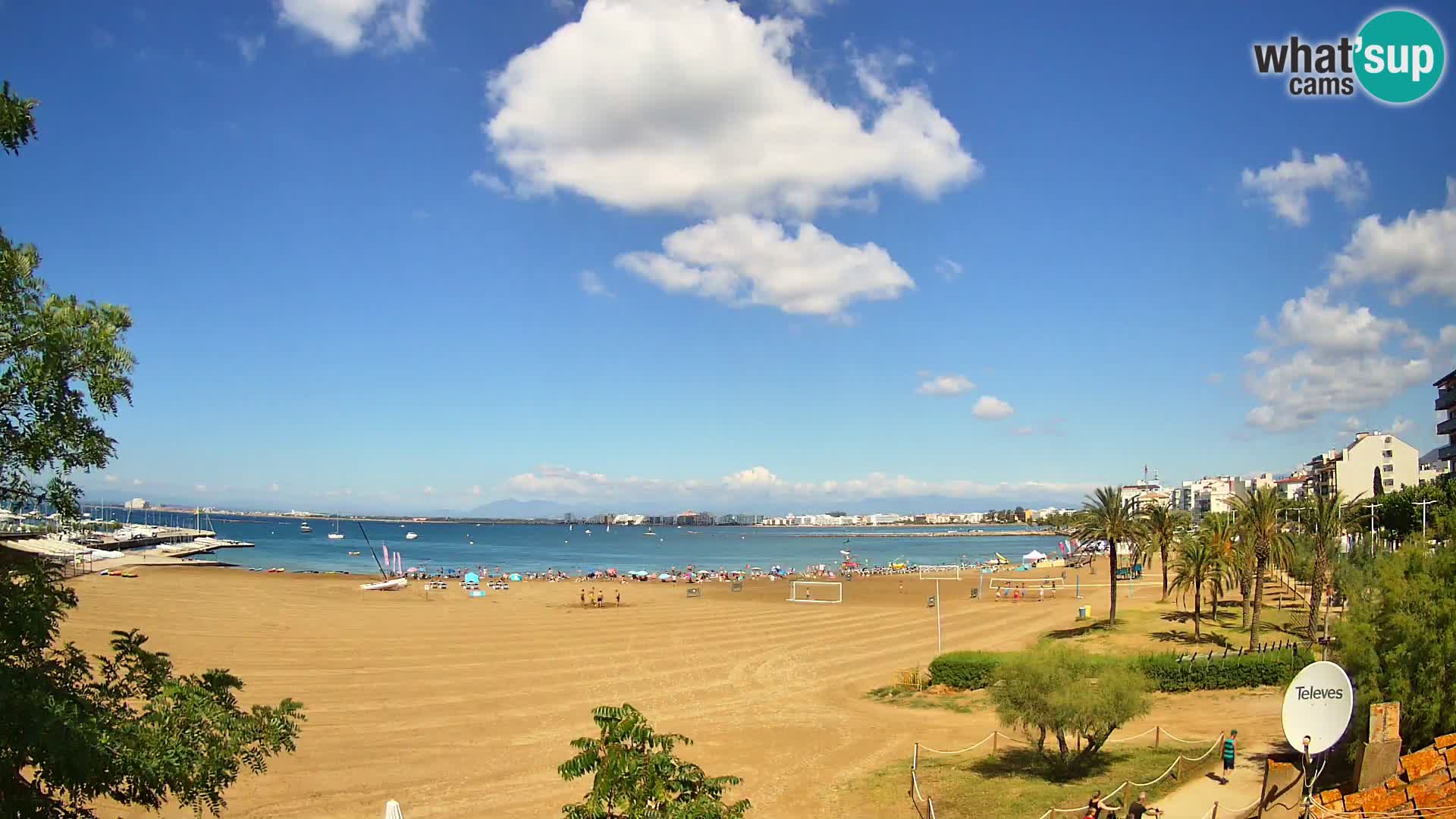 Webcam Strand La Perola | ROSES | Costa Brava