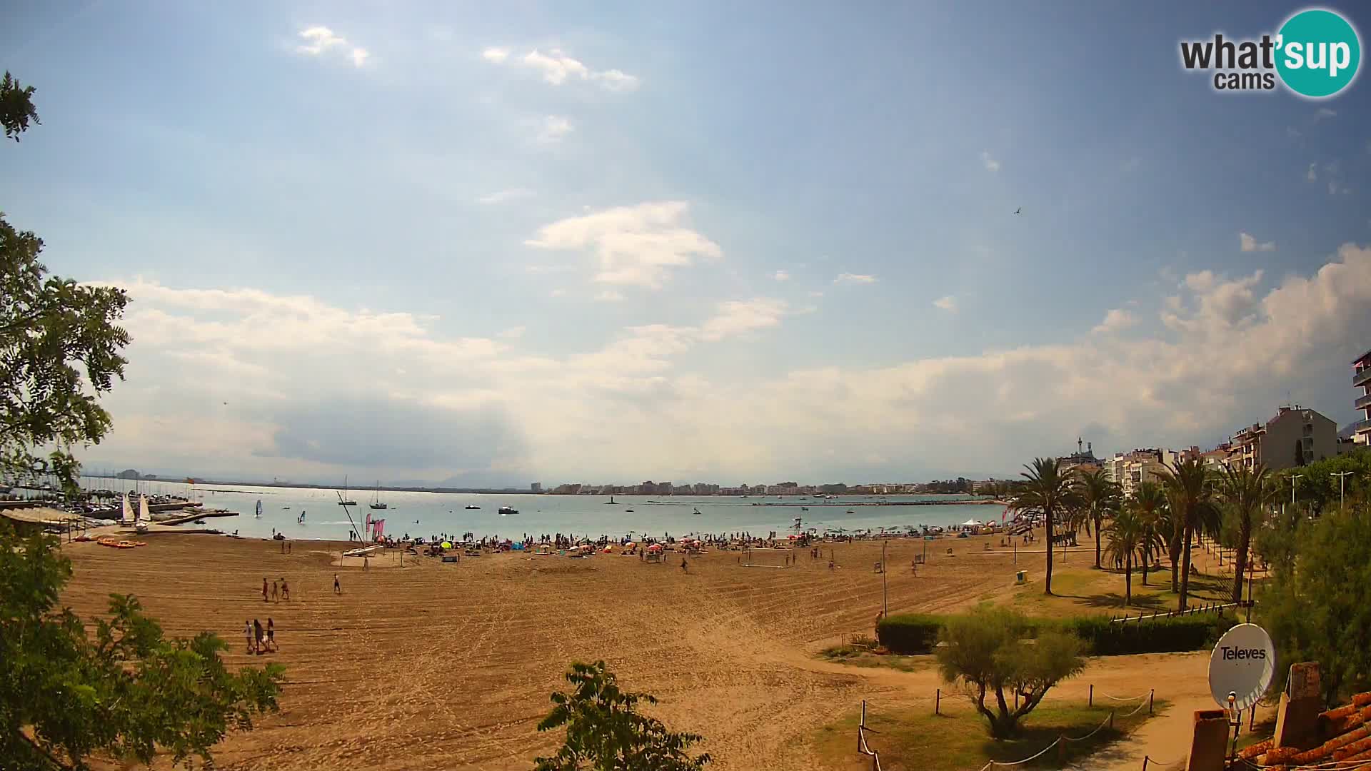 Webcam La Perola beach | ROSES | Costa Brava