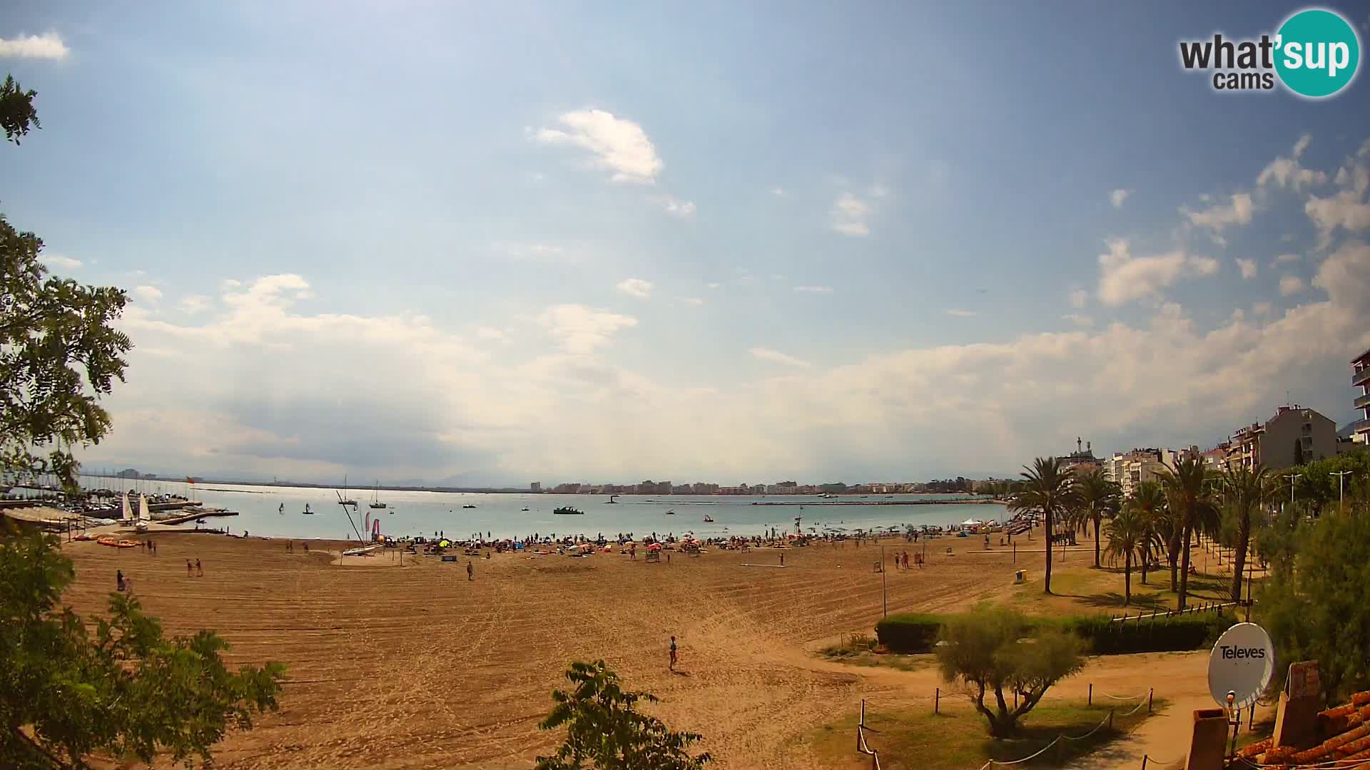 Webcam Strand La Perola | ROSES | Costa Brava