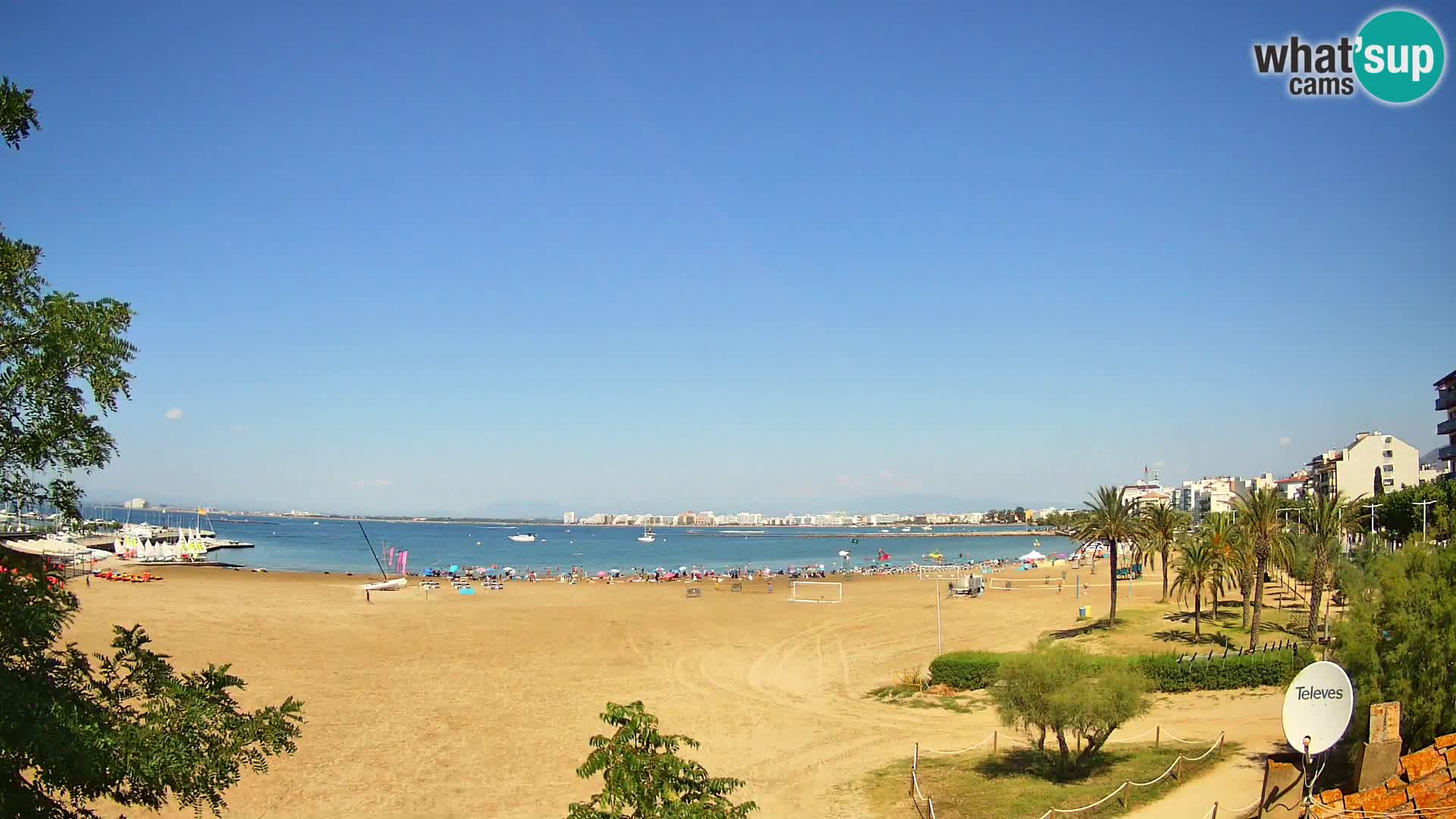 Webcam spiaggia La Perola | ROSES | Costa Brava