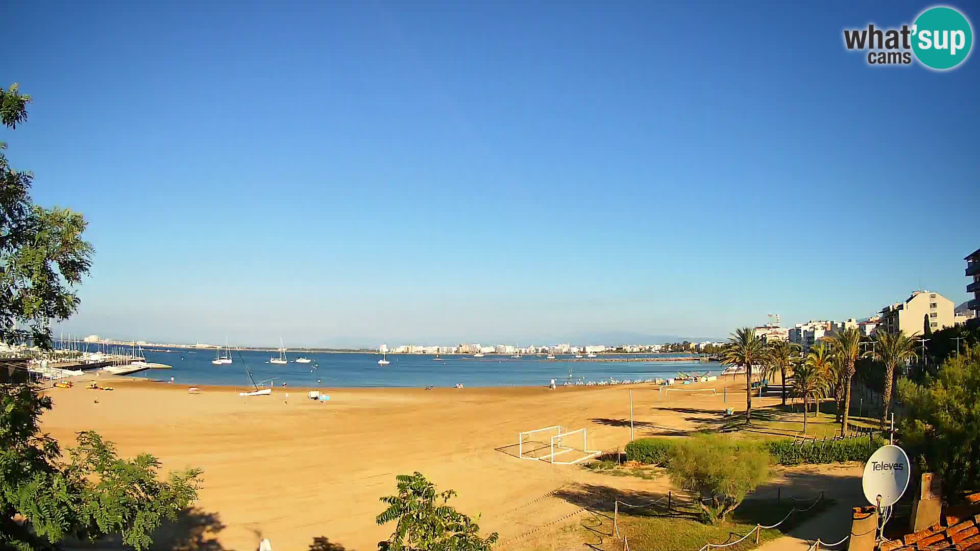 Kamera plaža La Perola | ROSES | Costa Brava